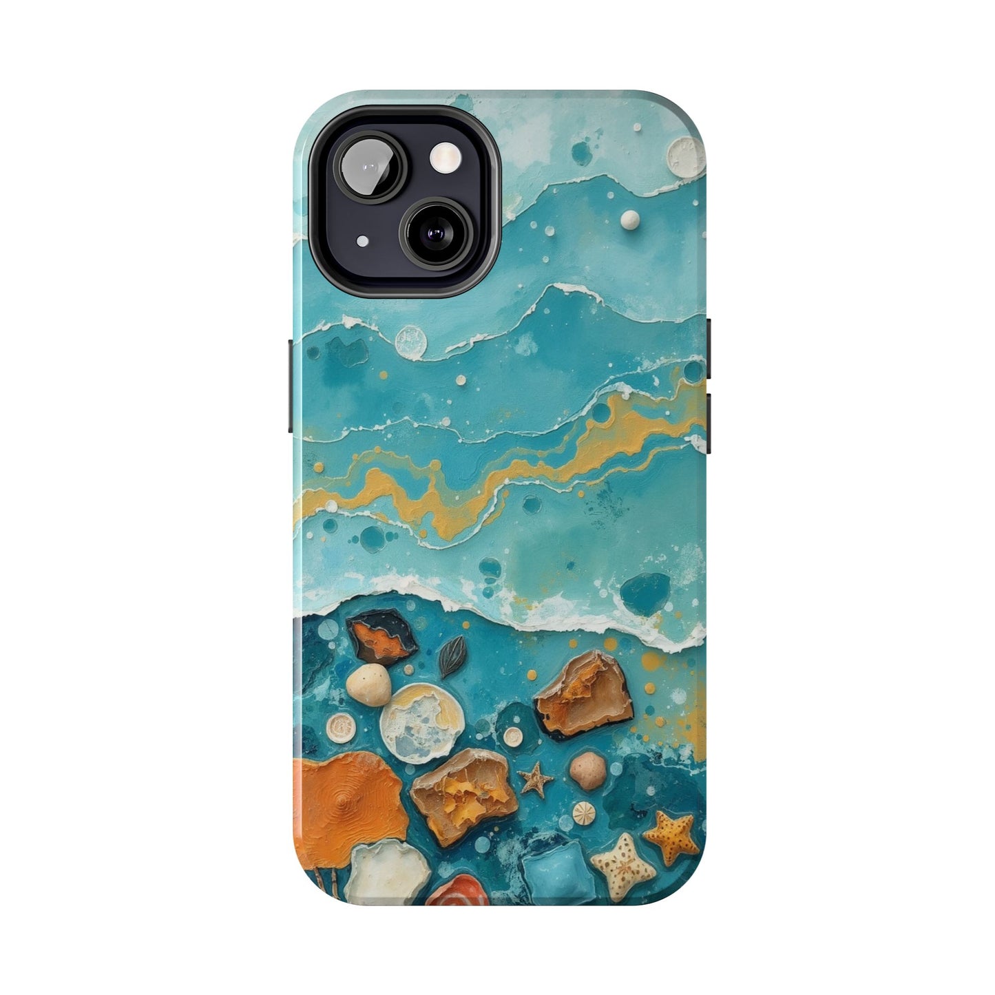 Ocean-Inspired Tough Phone Cases - Coastal Beach Vibe, Easy Accessory for Beach Lovers