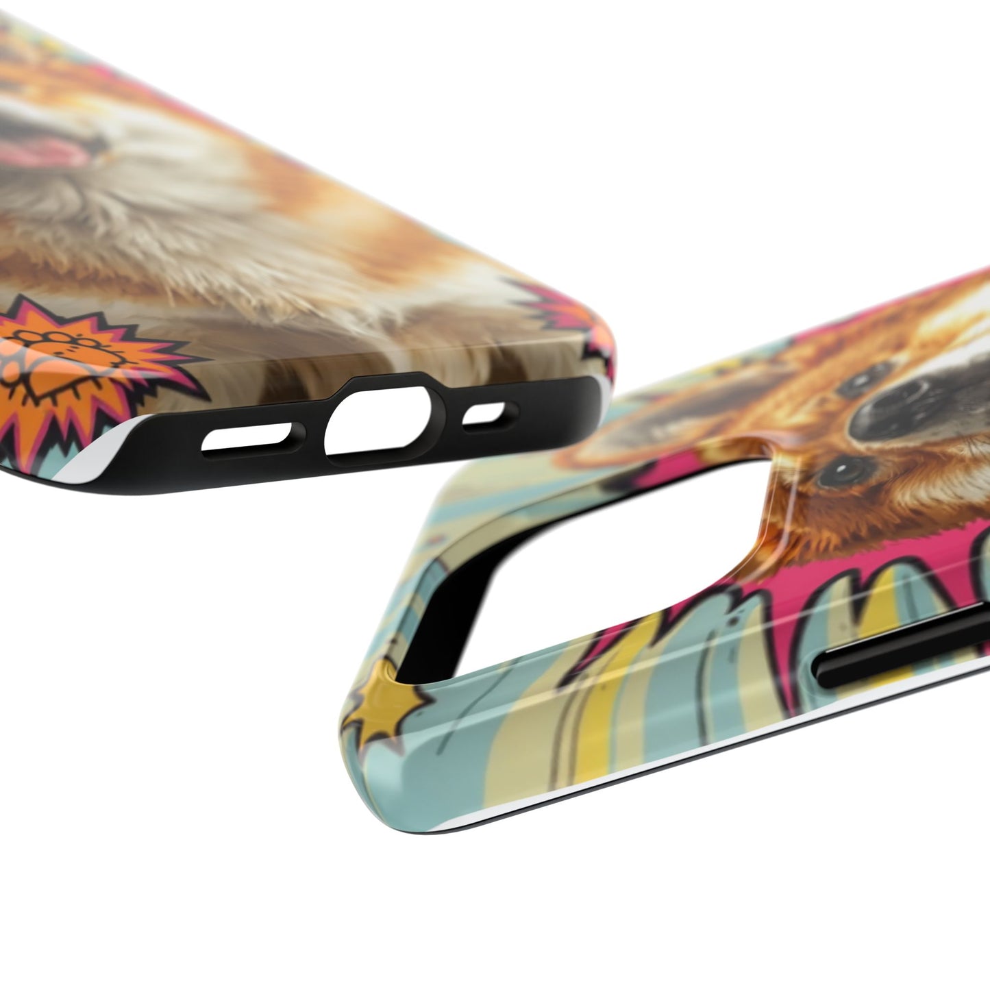 Playful Dog Tough Phone Case - Durable & Stylish Pet Lover Gift
