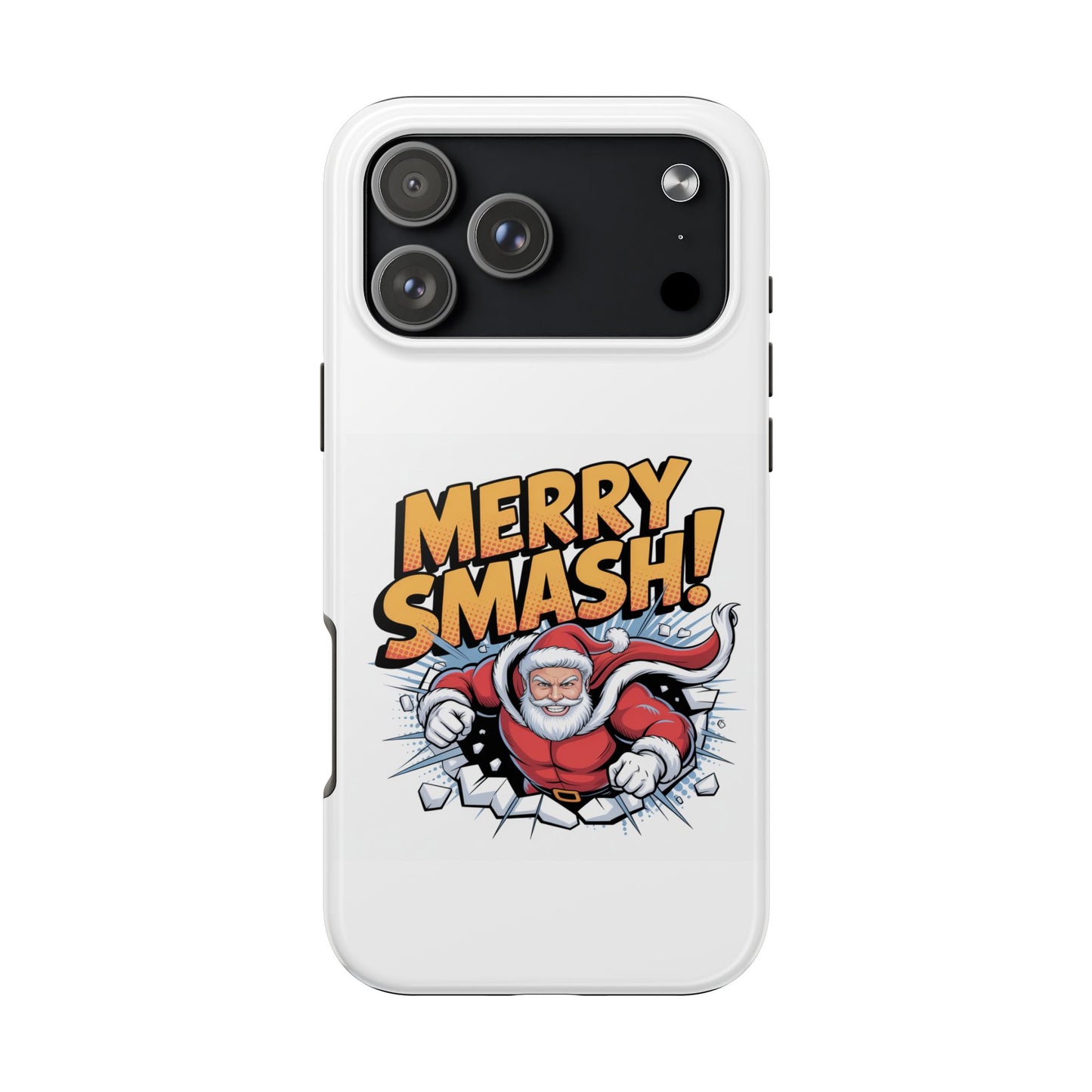 Santa Merry Smash Phone Case