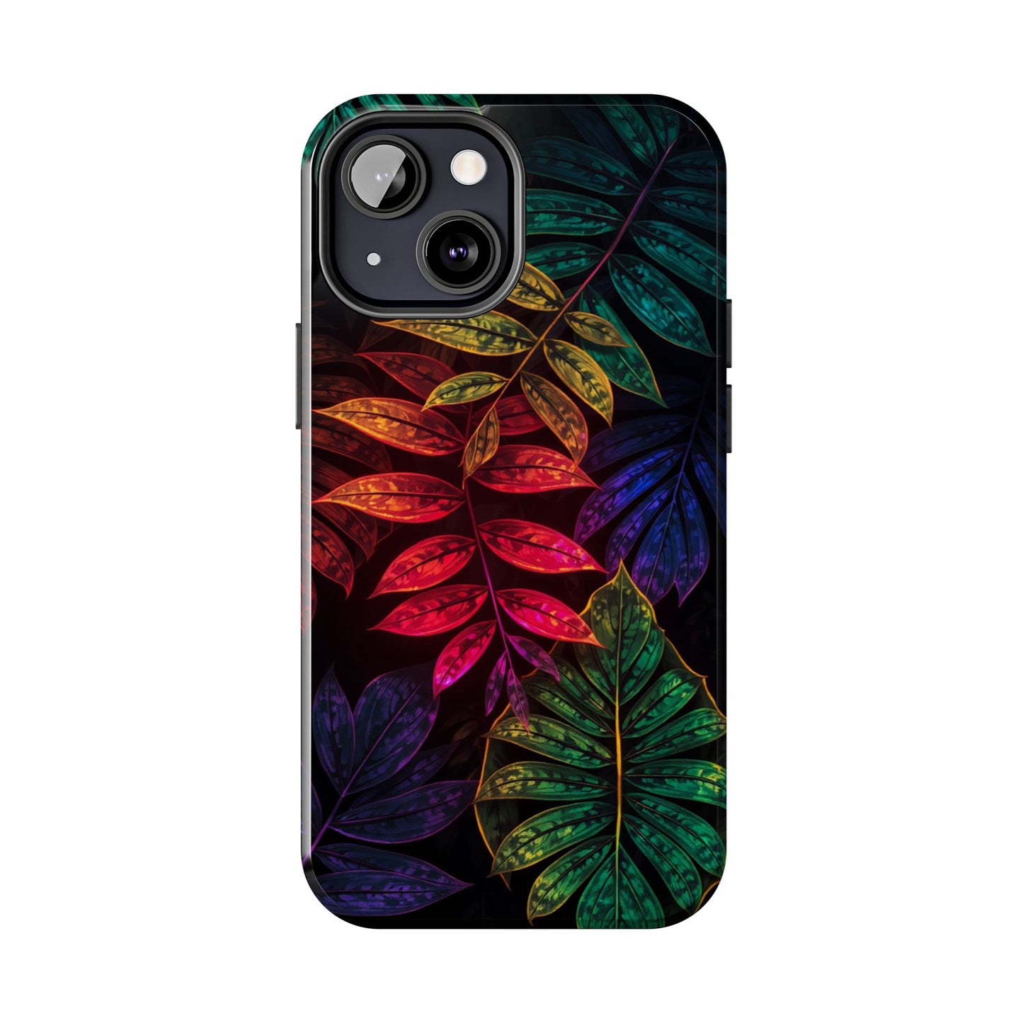 Vibrant Tropical Leaf Tough Phone Case