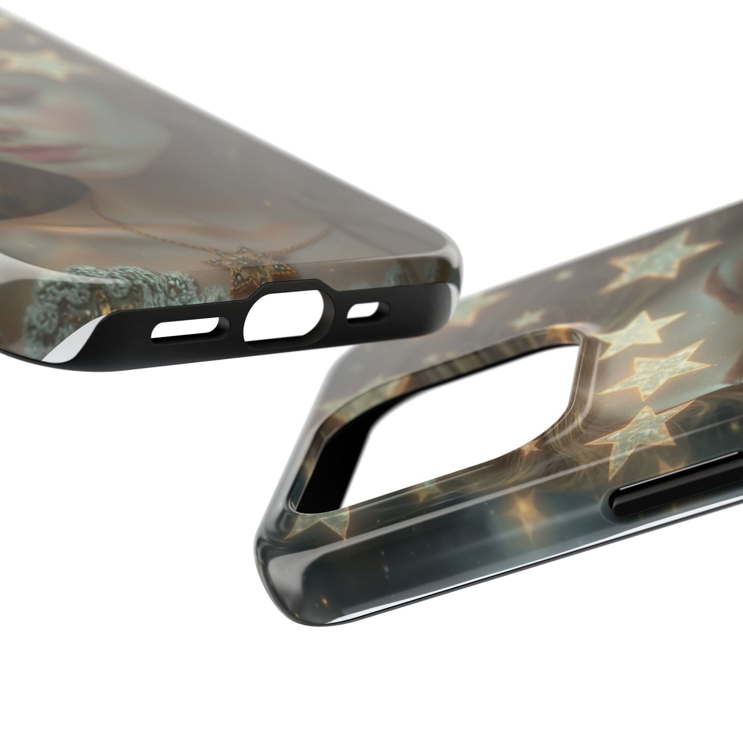 Celestial Dream Tough Phone Case - Artistic Starry Design for Style Enthusiasts
