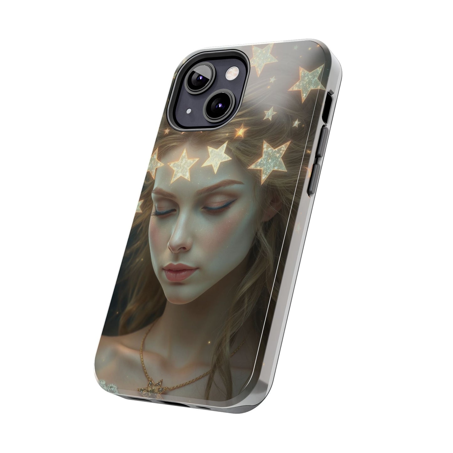 Celestial Dream Tough Phone Case - Artistic Starry Design for Style Enthusiasts