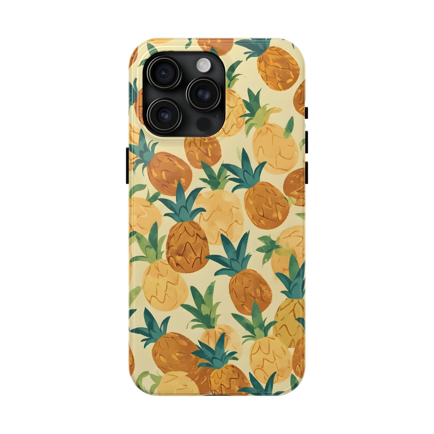 Pineapple Paradise Tough Phone Case - Durable and Stylish for Summer Vibes - for iPhone