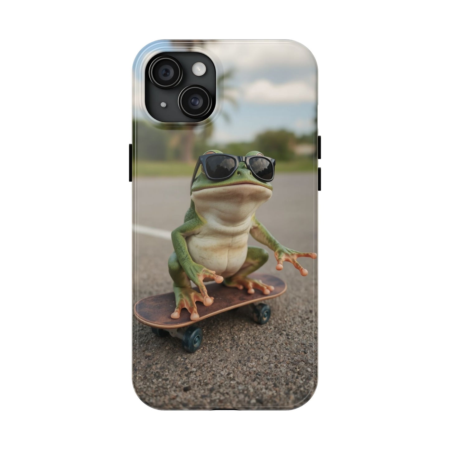 Cool Frog Skateboard Phone Case - Tough and Stylish Protection