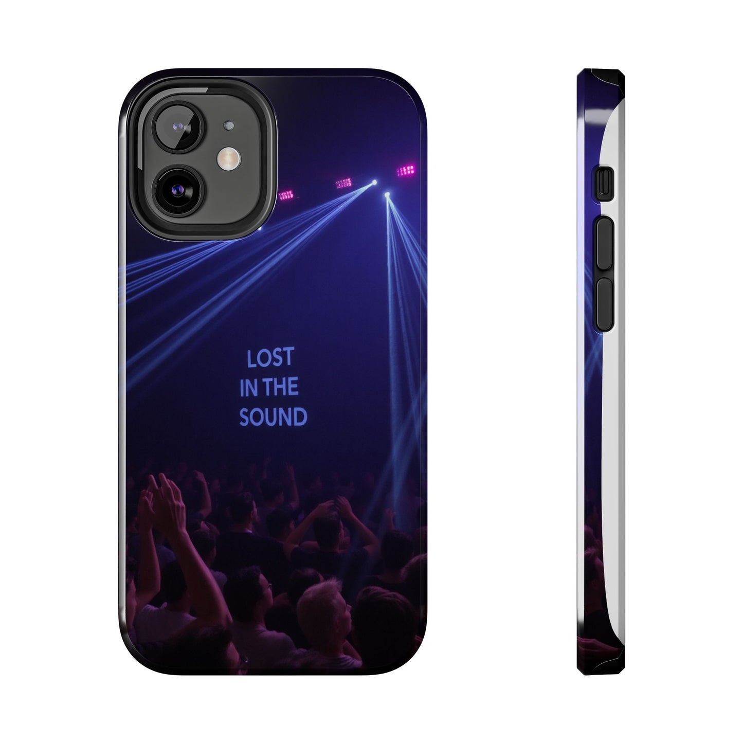 Vibrant Tough Phone Case - 'Lost in the Sound' Design for Music Lovers