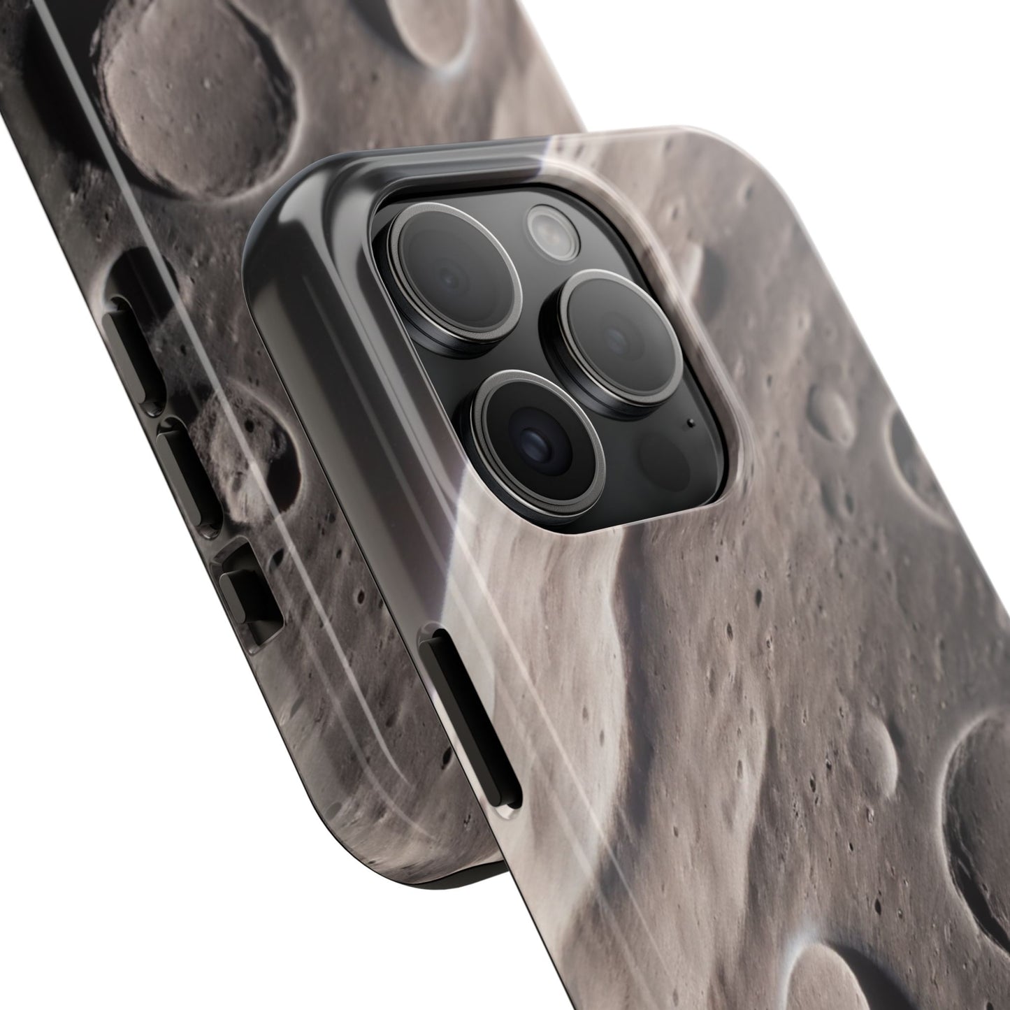 Celestial Moon Surface Tough Phone Case | Durable Space-Themed Design - for iPhone
