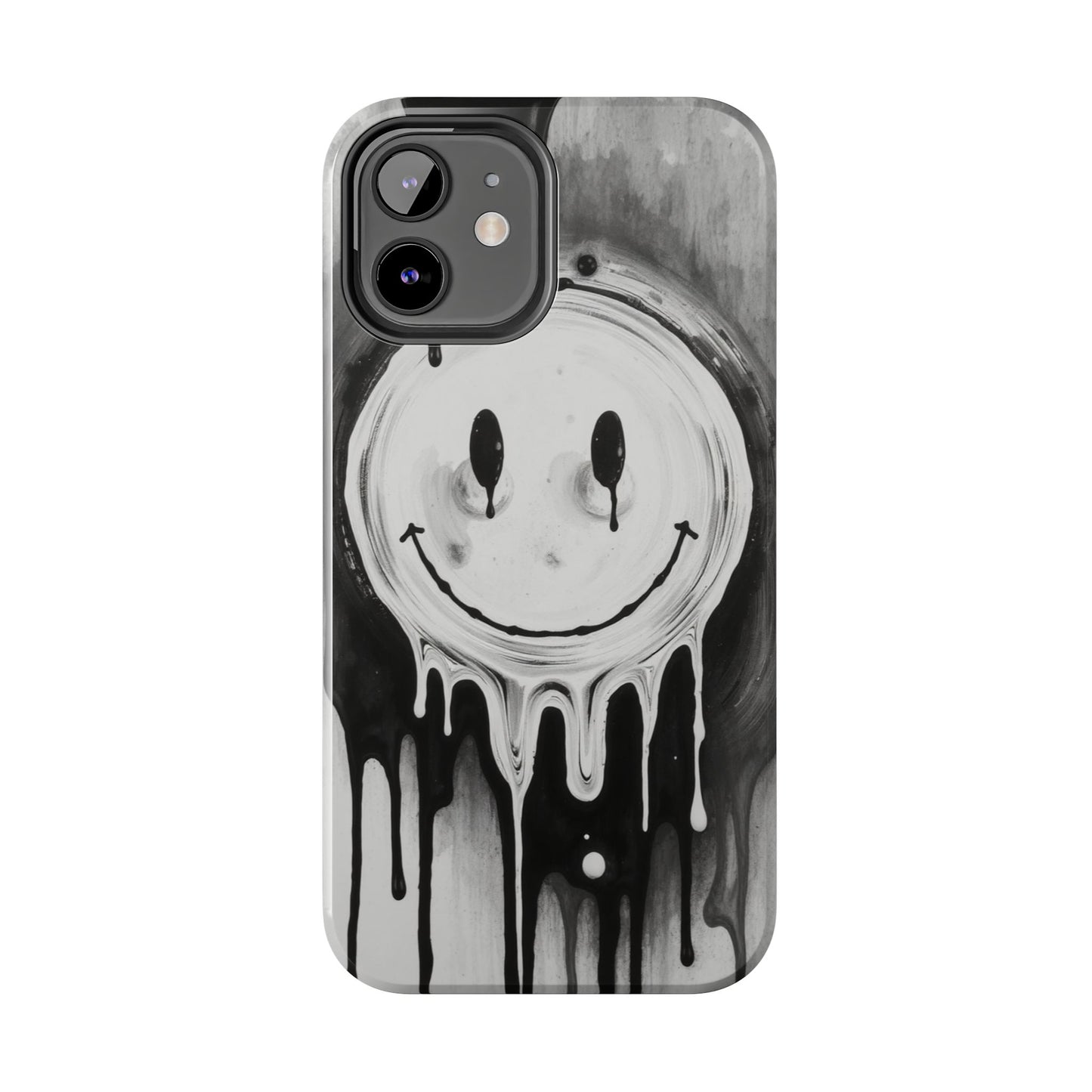 Dripping Smiley Tough Phone Case - Stylish & Durable Protection