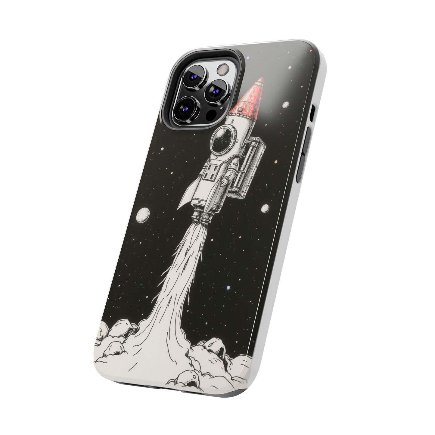 Cool Tough Phone Case for iPhone - Astro-Rocket Bond
