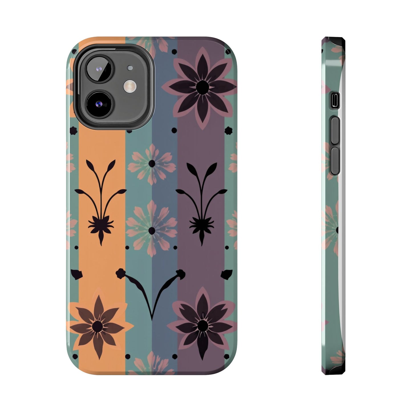 Boho Floral Tough Phone Cases - Durable & Stylish Protection - for iPhone