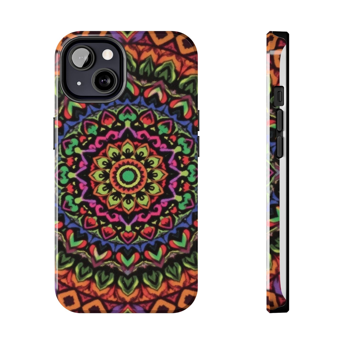 Colorful Mandala Tough Phone Case - Vibrant Designs for Trendy Protection - for iPhone