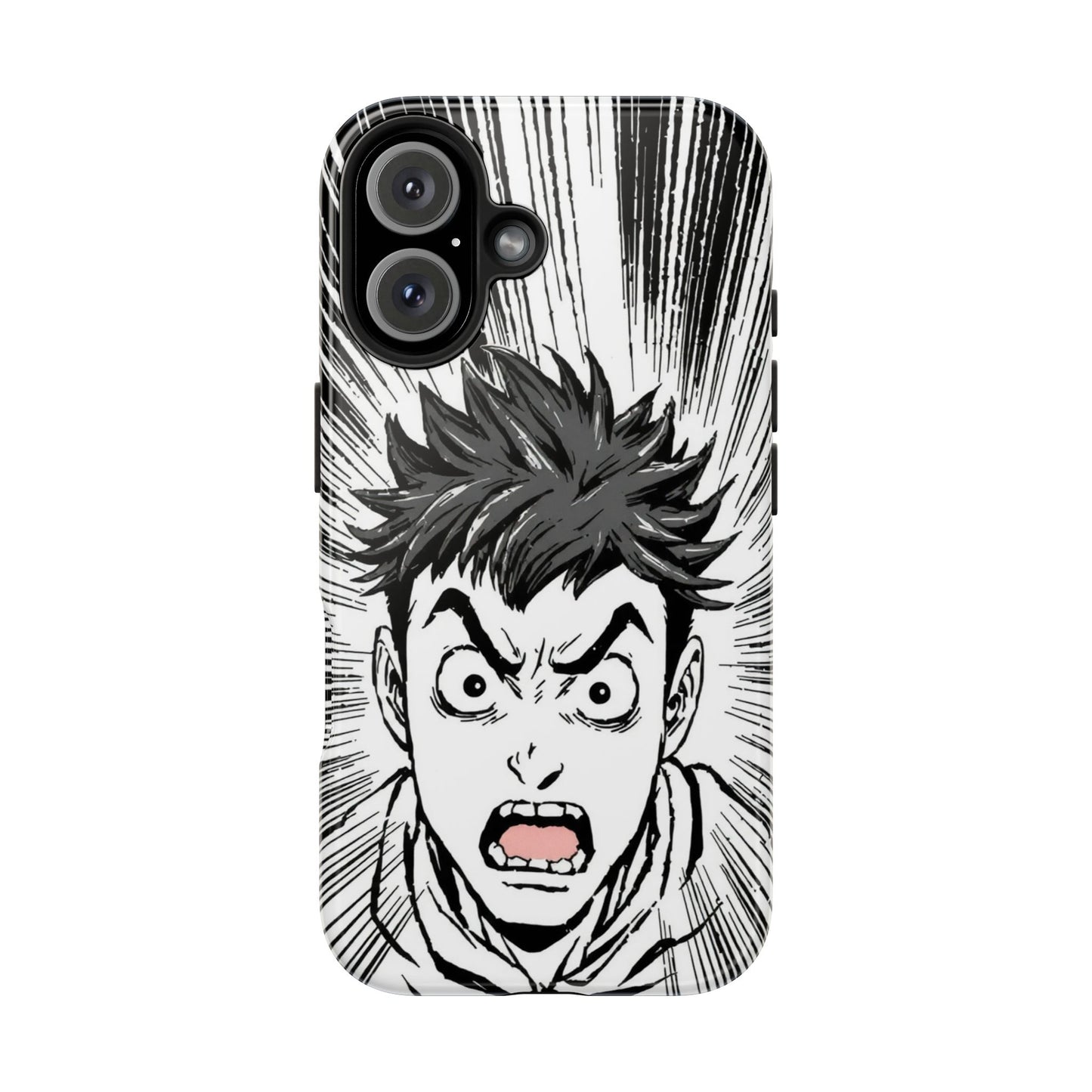 Intense Graphic Phone Case - Tough Design for Anime Fans
