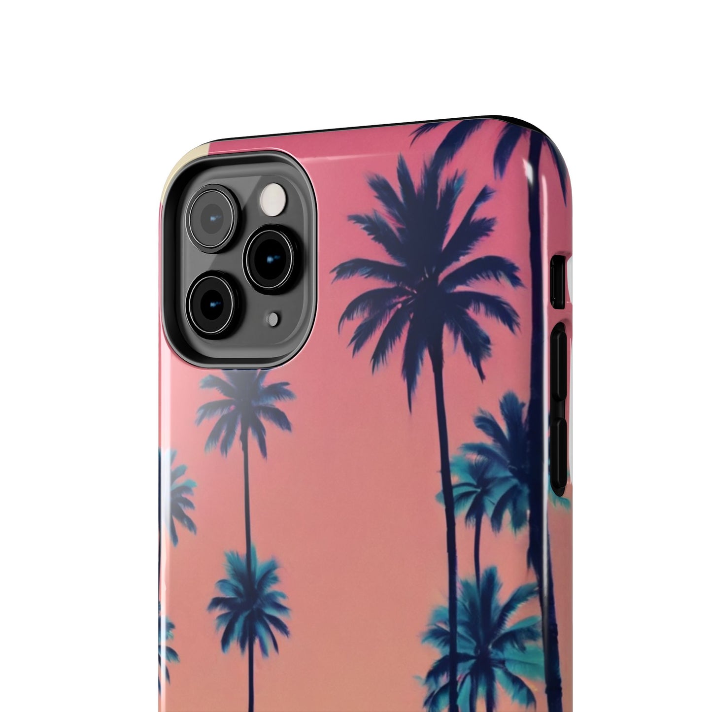 Tropical Beach Vibe Tough Phone Case - Vintage Van Design - for iPhone