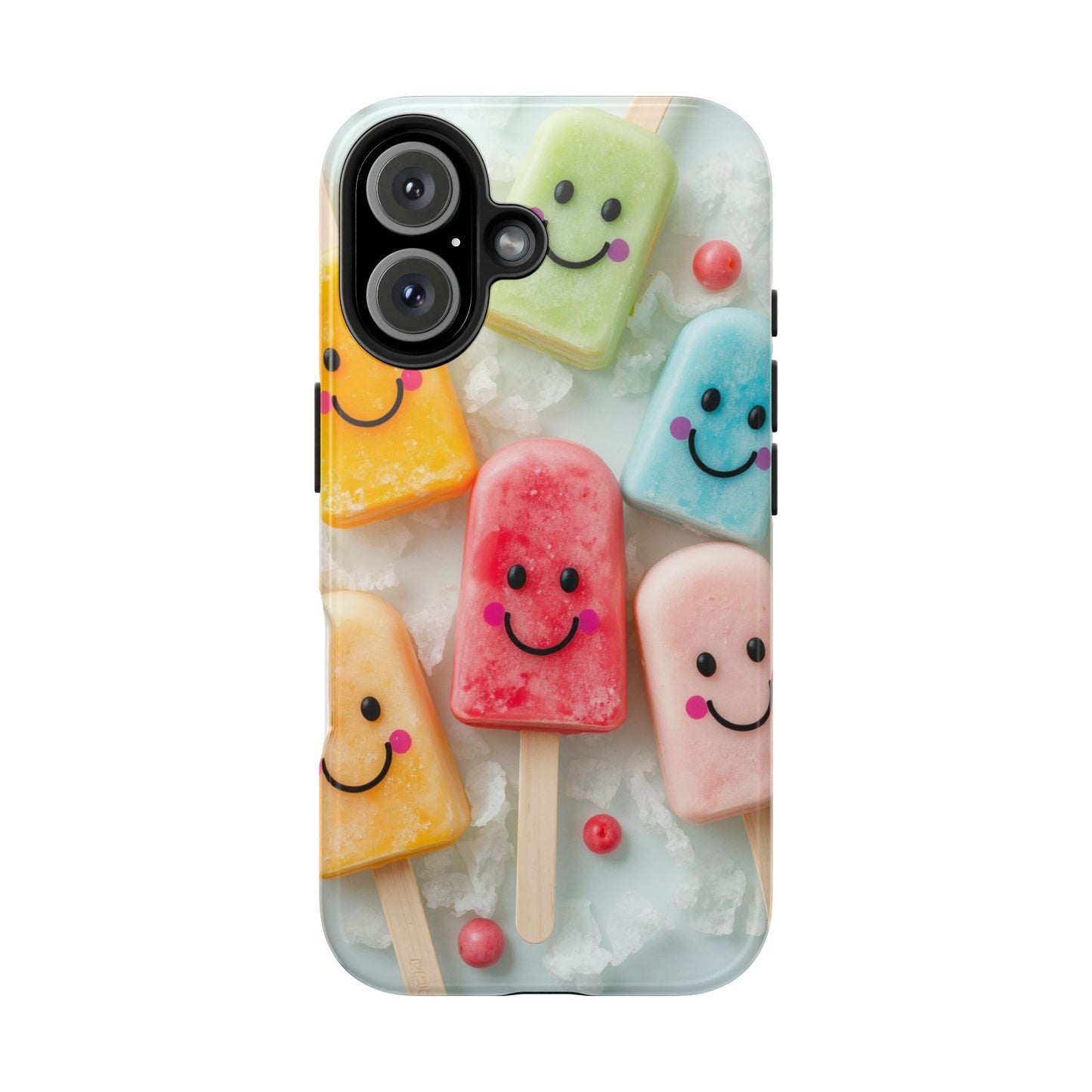 Cute Smile Popsicle Tough Phone Case - Fun Protection for Your Device