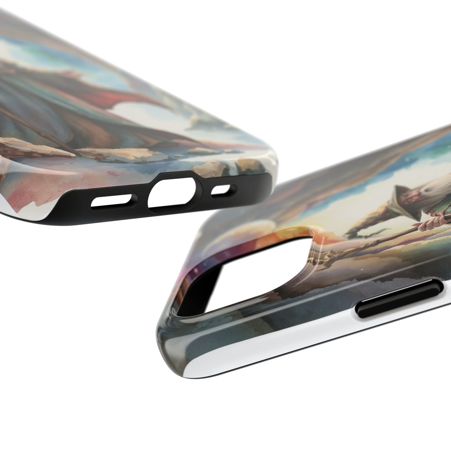 Magical Wizard Phone Case - Tough, Durable Phone Cover for Fantasy Lovers, Geek Gift, Unique Design, Celestial Phone Accessory