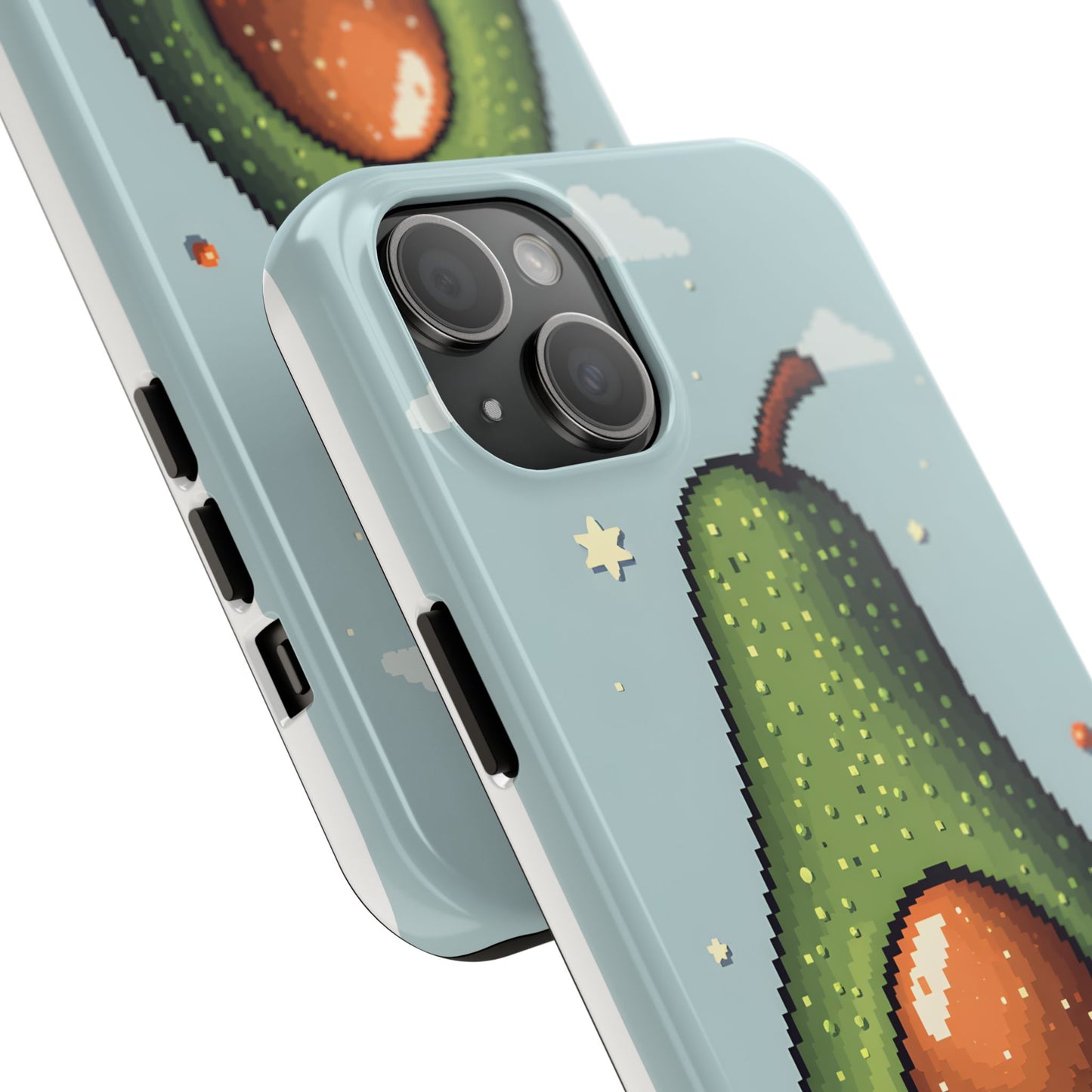 Pixel Avocado Tough Phone Case - Perfect for Foodies & Nature Lovers - for iPhone