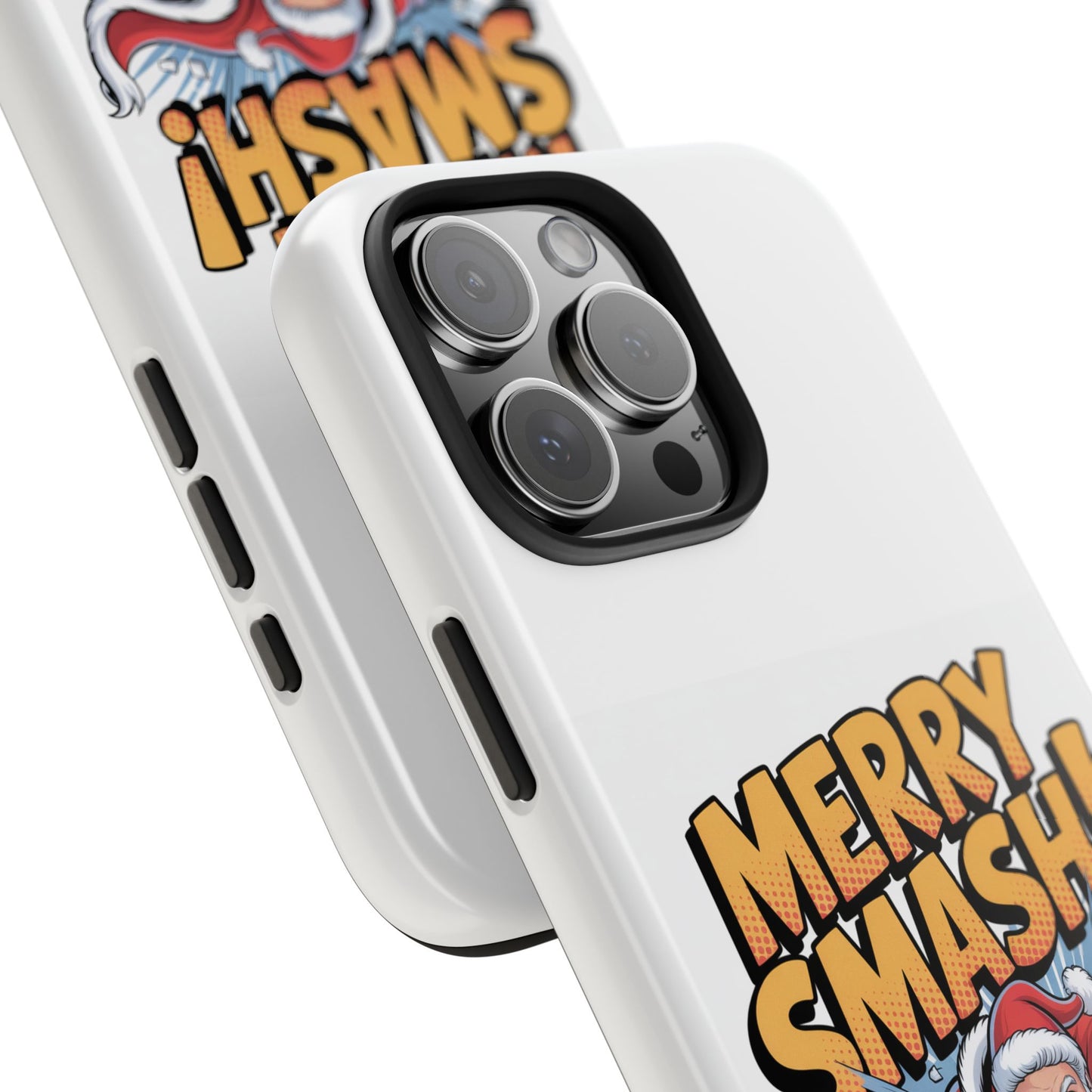 Santa Merry Smash Phone Case
