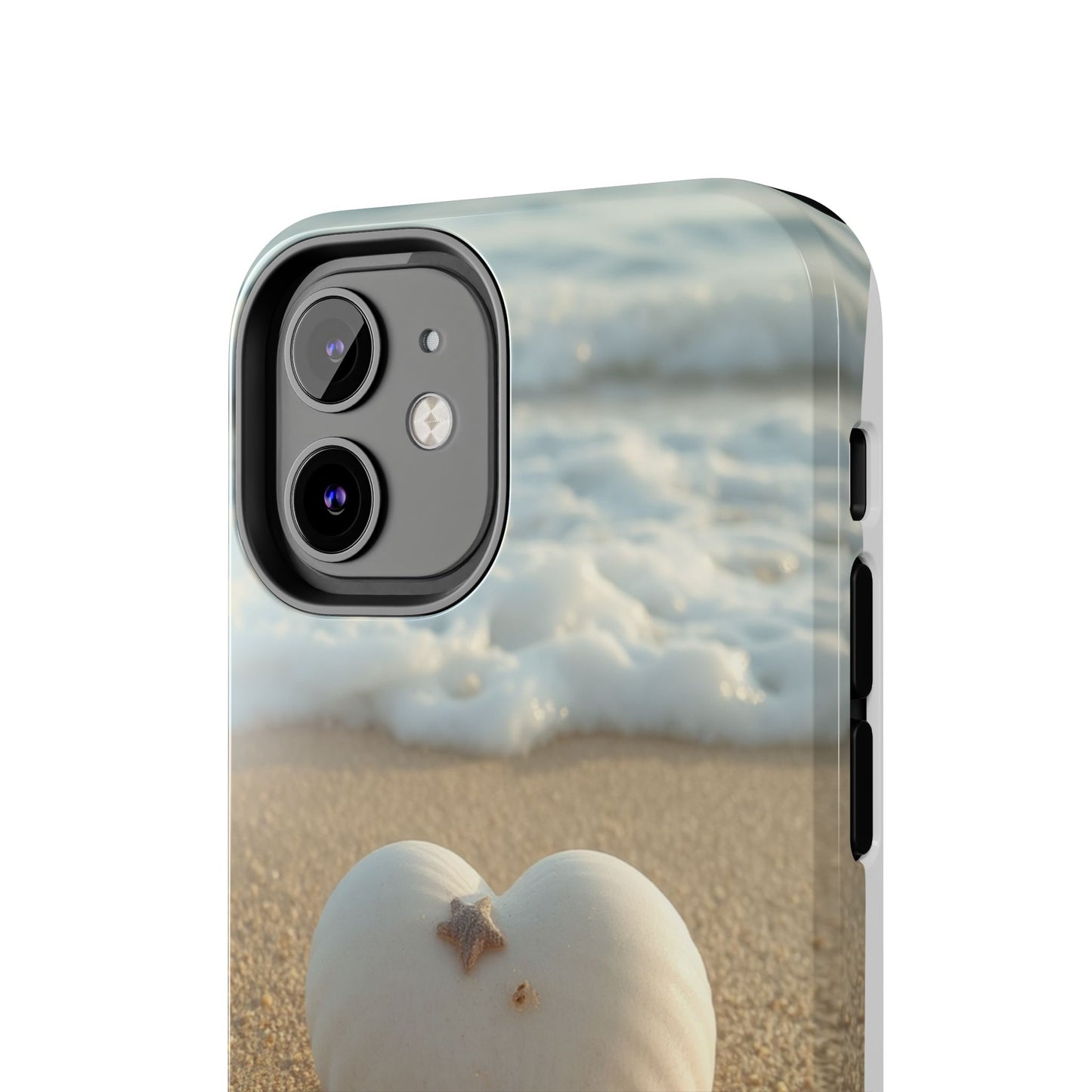 Heart Seashell Tough Phone Case for iPhone