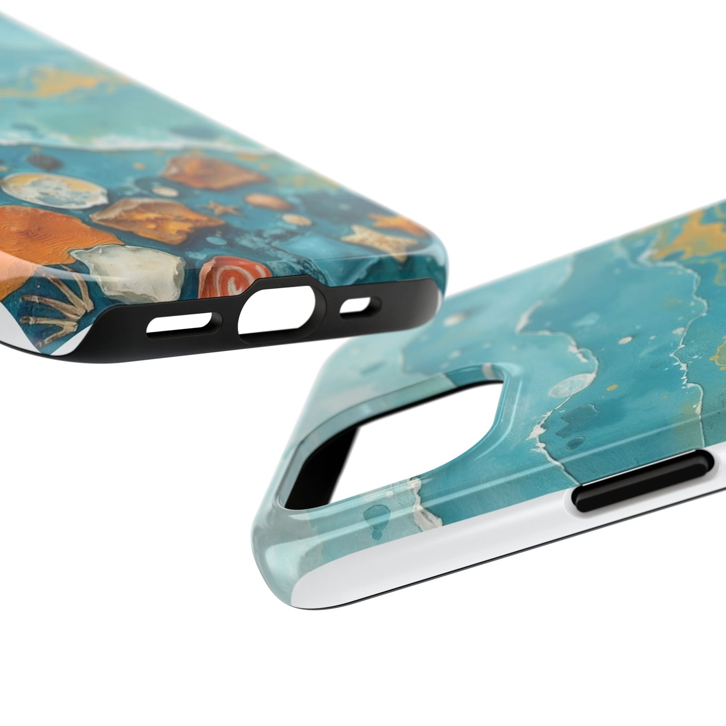 Ocean-Inspired Tough Phone Cases - Coastal Beach Vibe, Easy Accessory for Beach Lovers