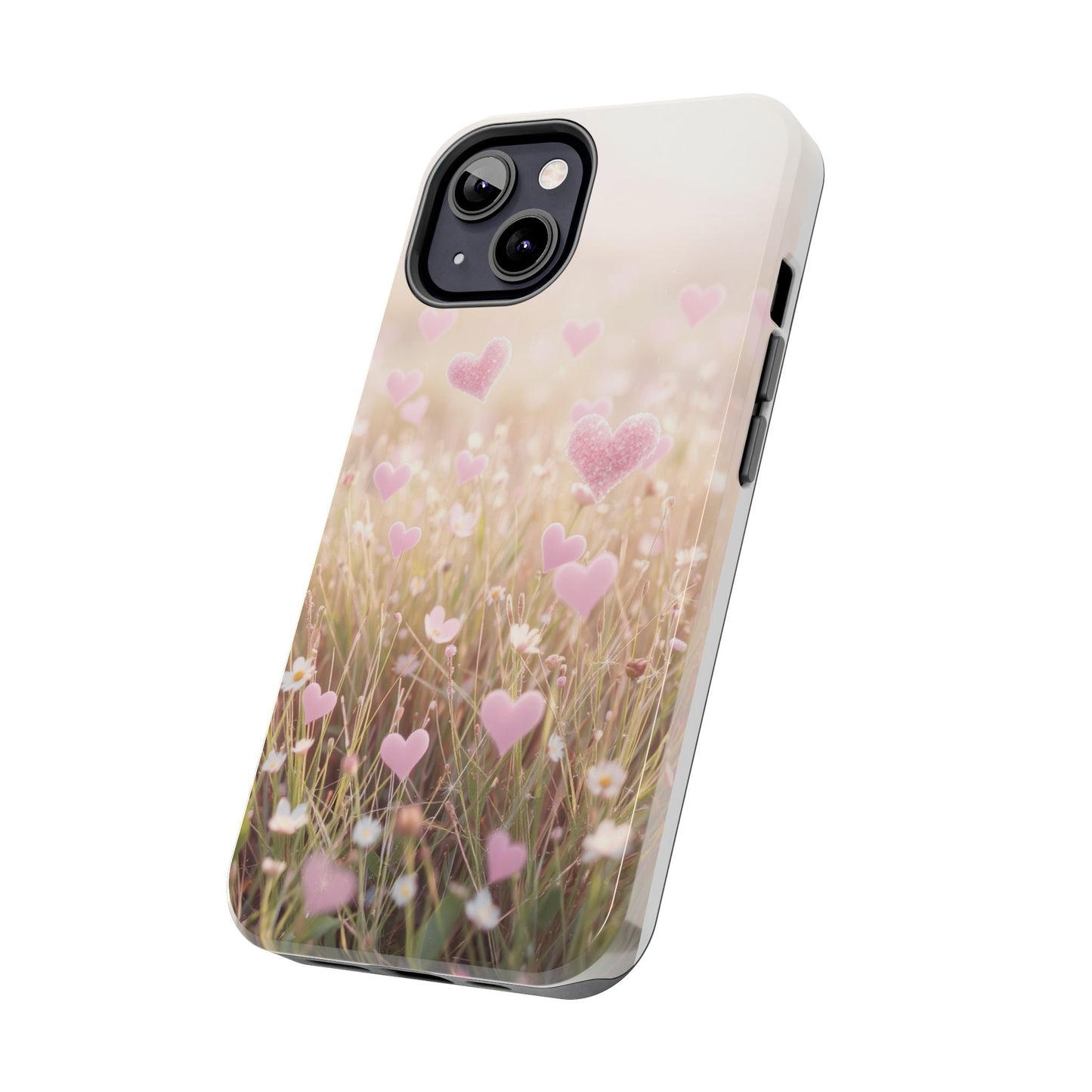 Romantic Hearts Tough Phone Case - Perfect for Lovers and Celebrations