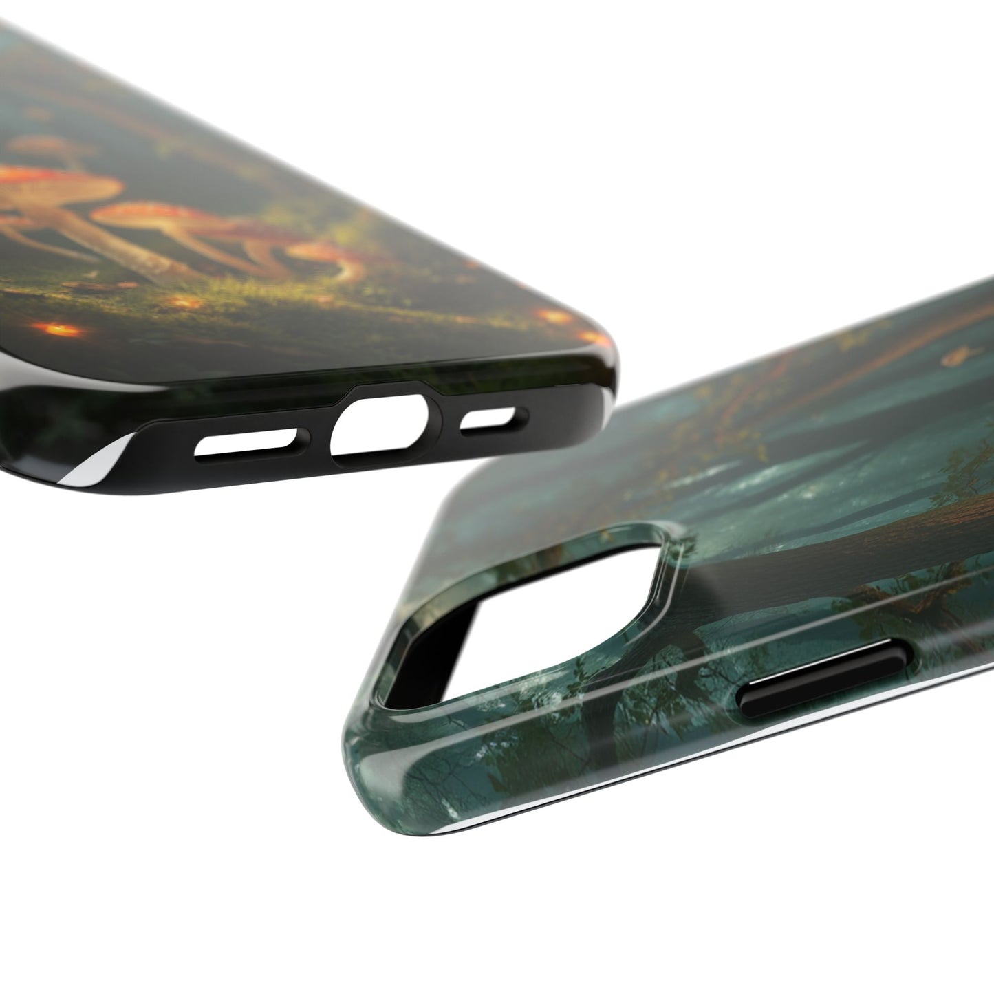 Whimsical Mushroom Tough Phone Case - Forest Fantasy Design