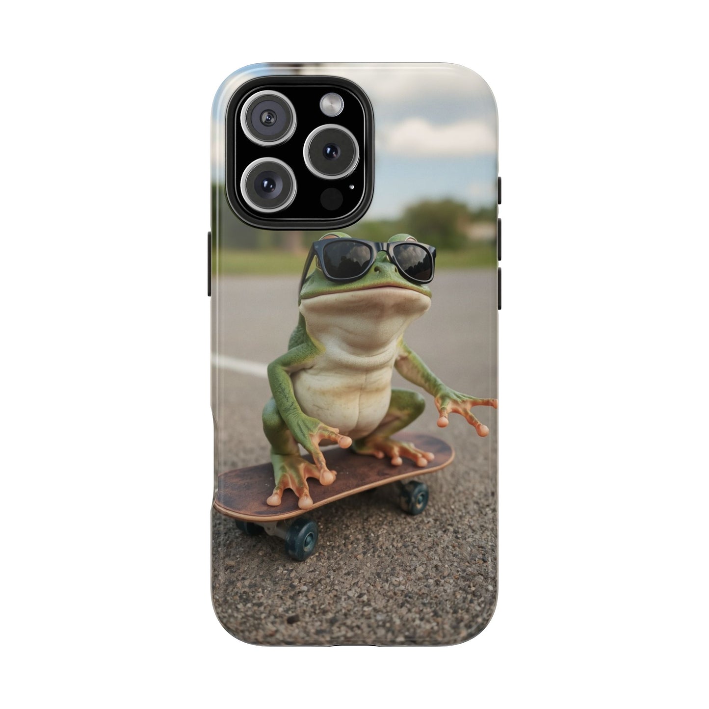 Cool Frog Skateboard Phone Case - Tough and Stylish Protection