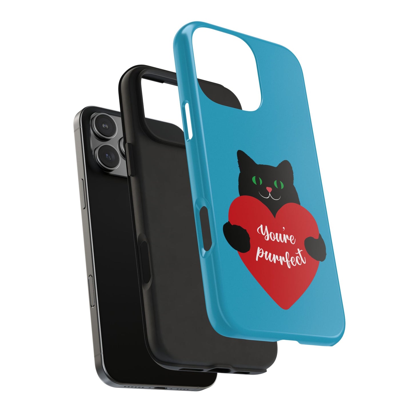 You're Purrfect Cat Phone Case - Tough & Stylish Pet Lover Accessory - for iPhone