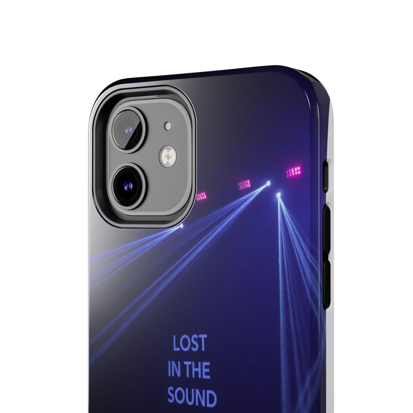 Vibrant Tough Phone Case - 'Lost in the Sound' Design for Music Lovers