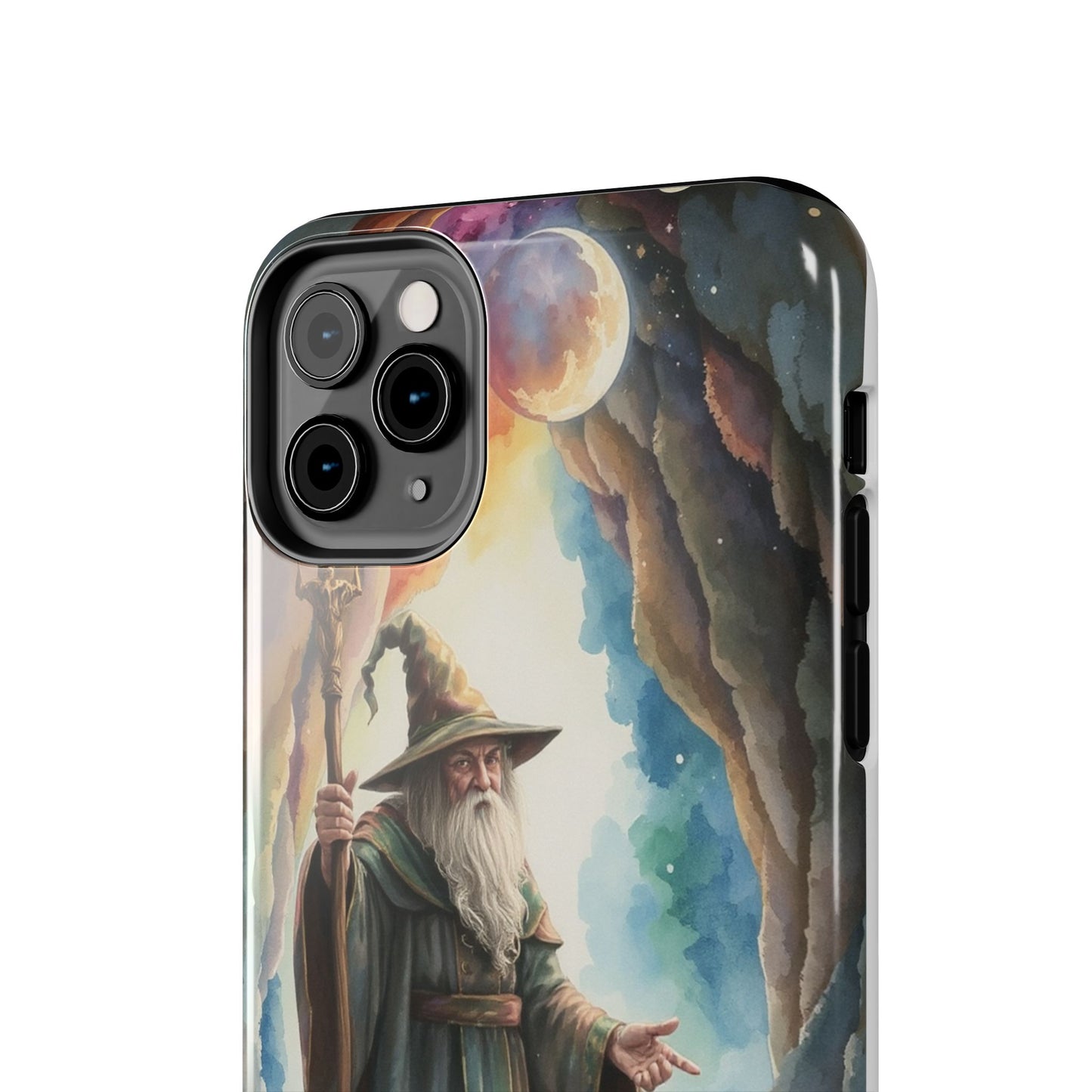 Magical Wizard Phone Case - Tough, Durable Phone Cover for Fantasy Lovers, Geek Gift, Unique Design, Celestial Phone Accessory