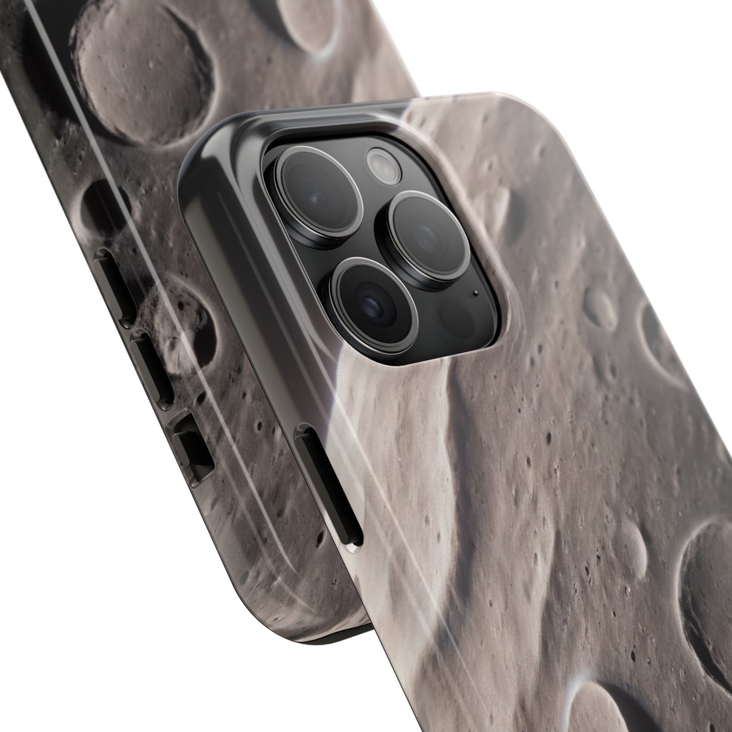 Celestial Moon Surface Tough Phone Case | Durable Space-Themed Design - for iPhone