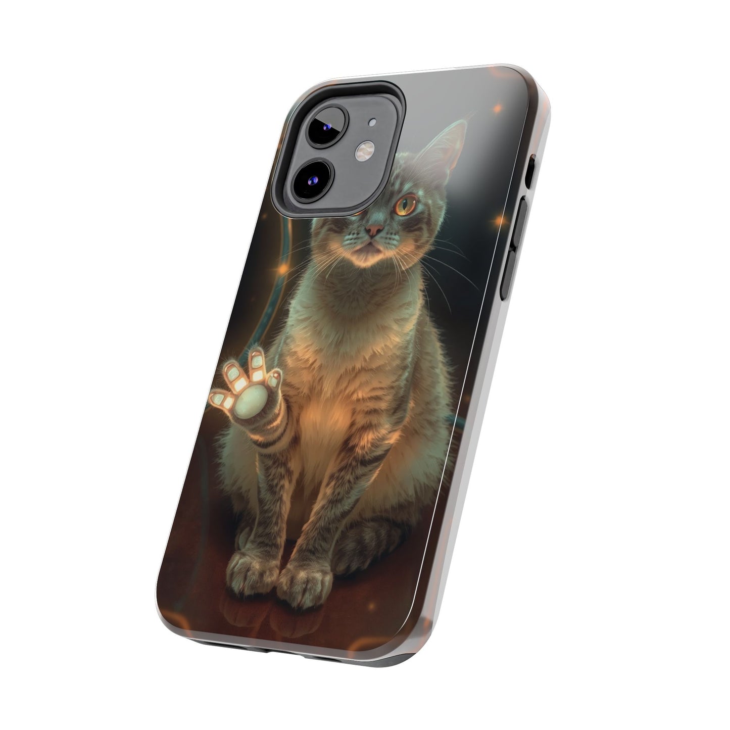Whimsical Cat Phone Case | Tough Phone Cases for Cat Lovers, Pet Accessories, Gift for Cat Owners, Cute Phone Cover, Personalized Tech