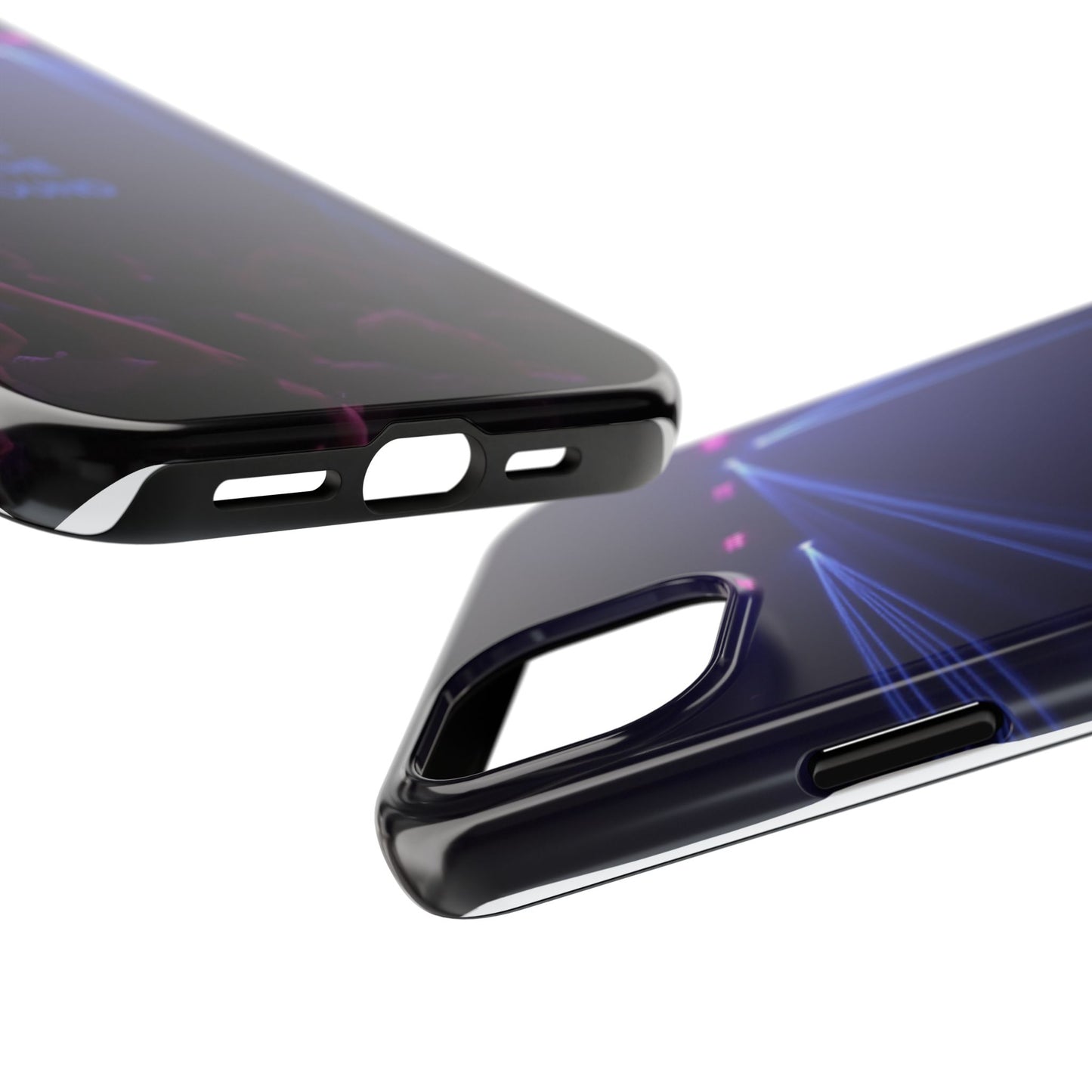 Vibrant Tough Phone Case - 'Lost in the Sound' Design for Music Lovers