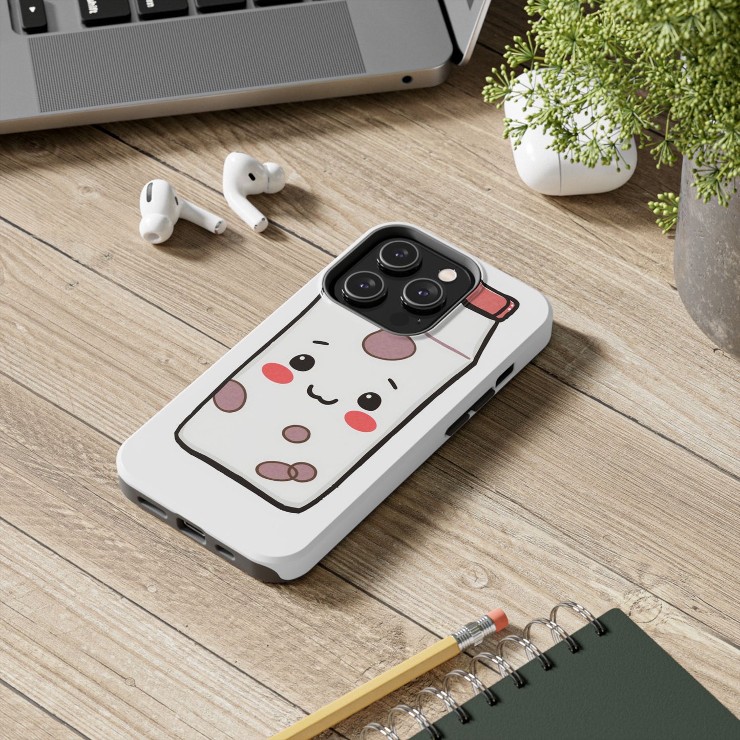 Cute Milk Cartoon Phone Case - Tough & Stylish Protection