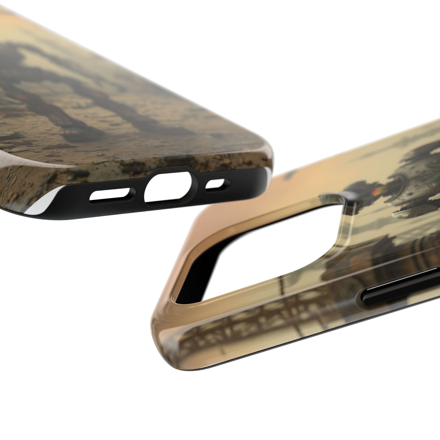 Robotic Sentinel Tough Phone Case - Durable Protector for Sci-Fi Lovers
