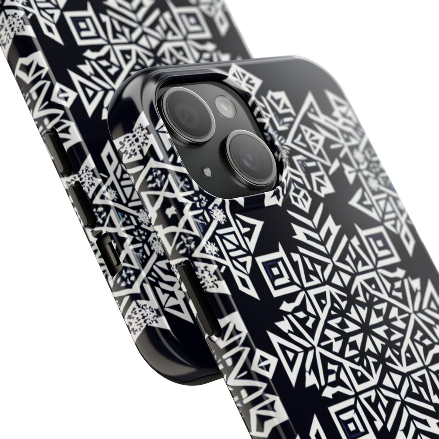 Winter Wonderland Tough Phone Case - Digital Snowflake - for iPhone