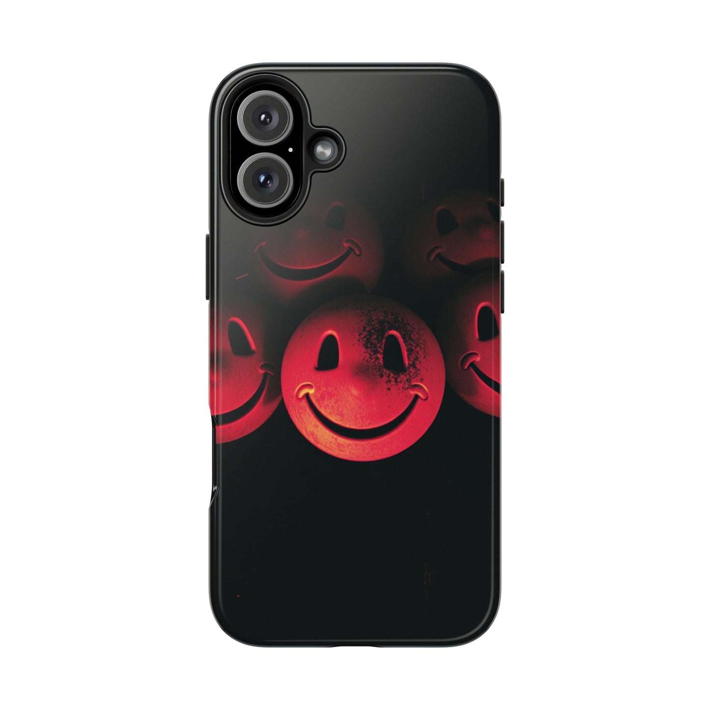 Smiley Face Tough Phone Case - Durable Protection with Fun Design
