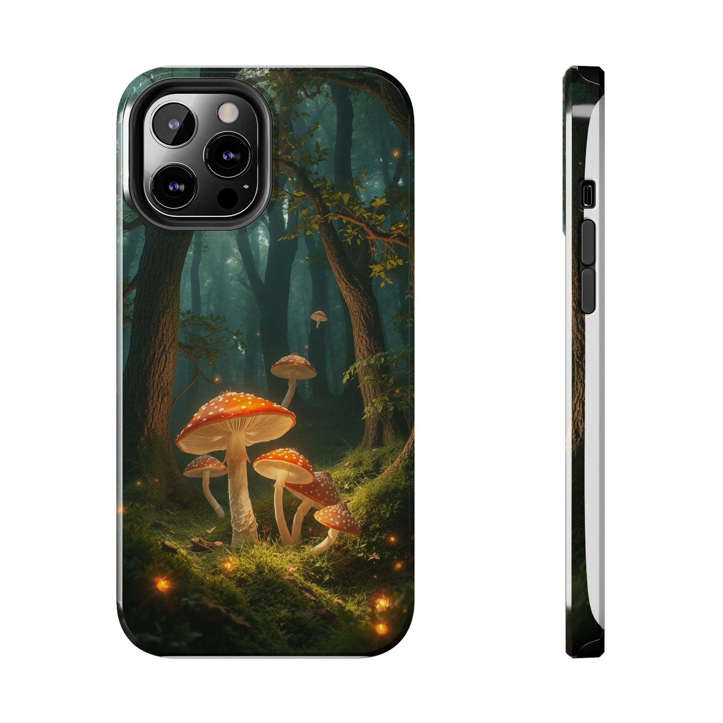 Whimsical Mushroom Tough Phone Case - Forest Fantasy Design