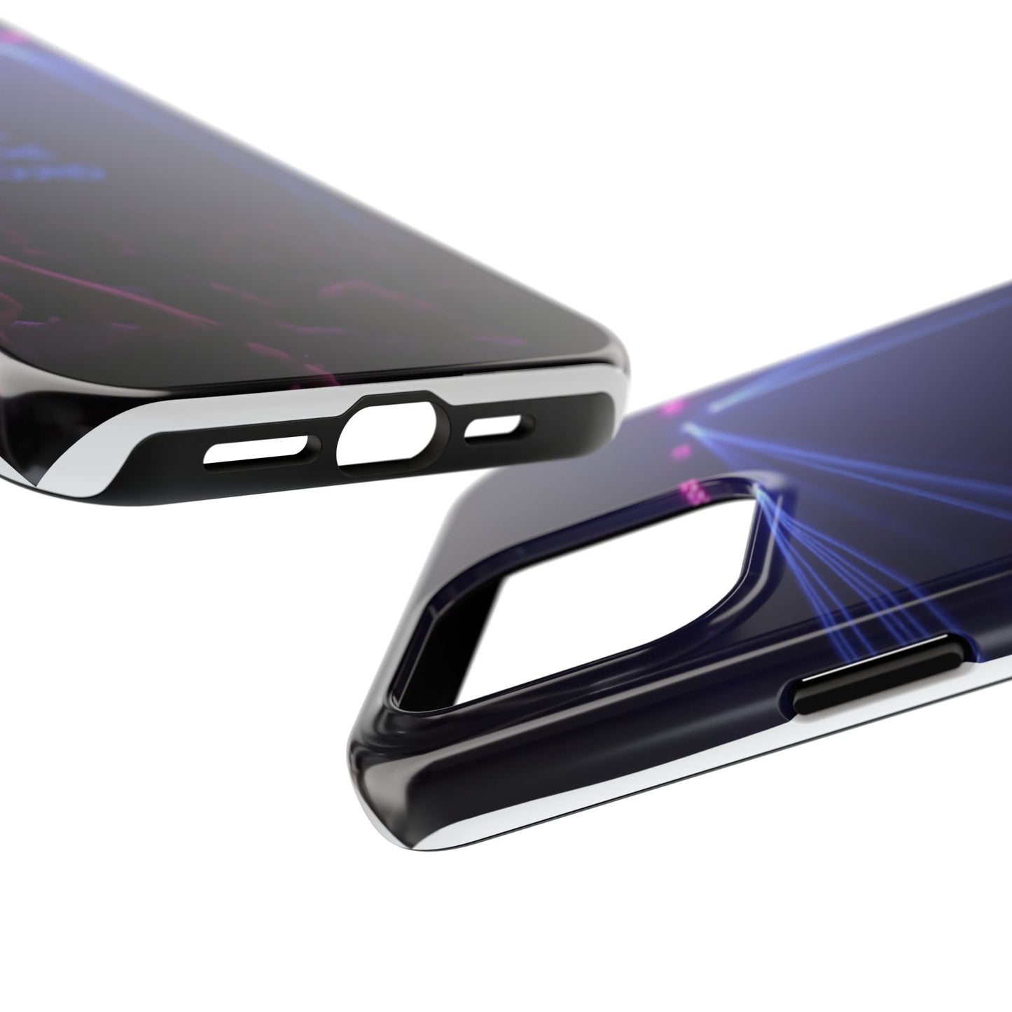 Vibrant Tough Phone Case - 'Lost in the Sound' Design for Music Lovers