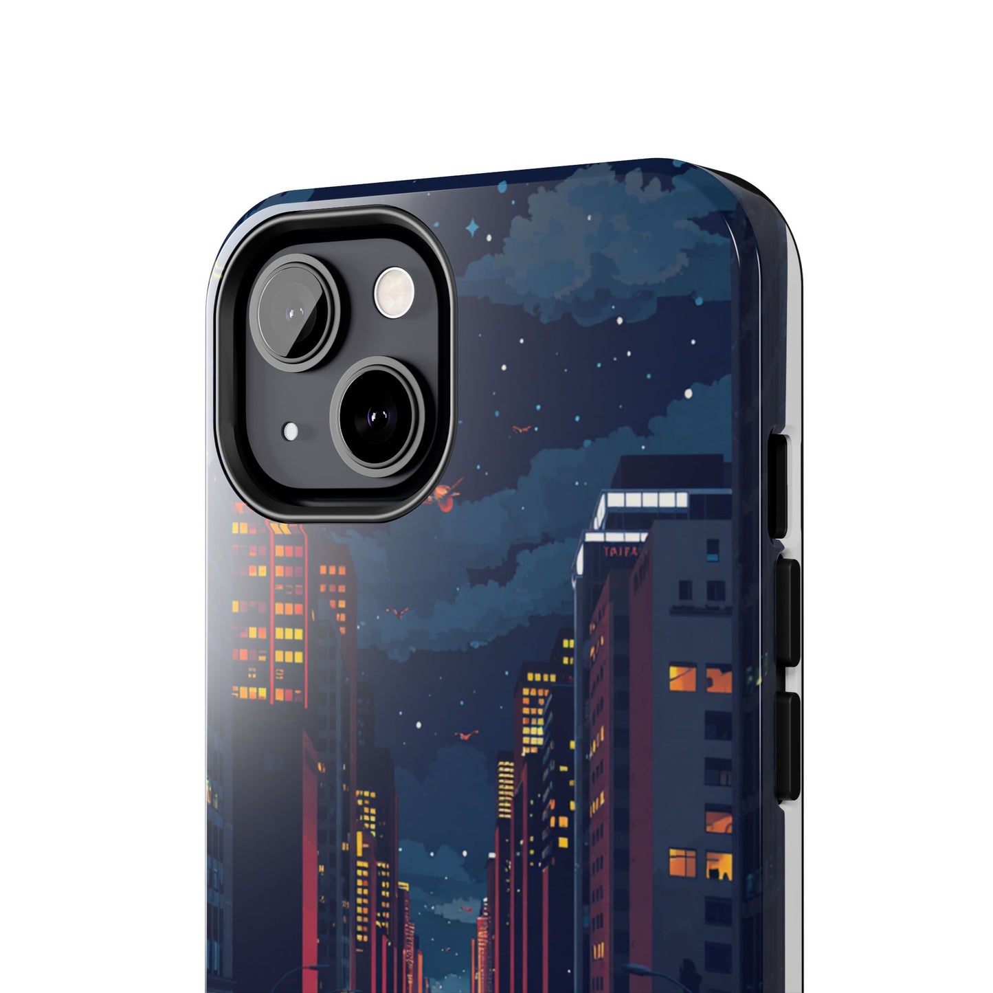 Urban Nightlife Tough Phone Case - Durable & Stylish Protection