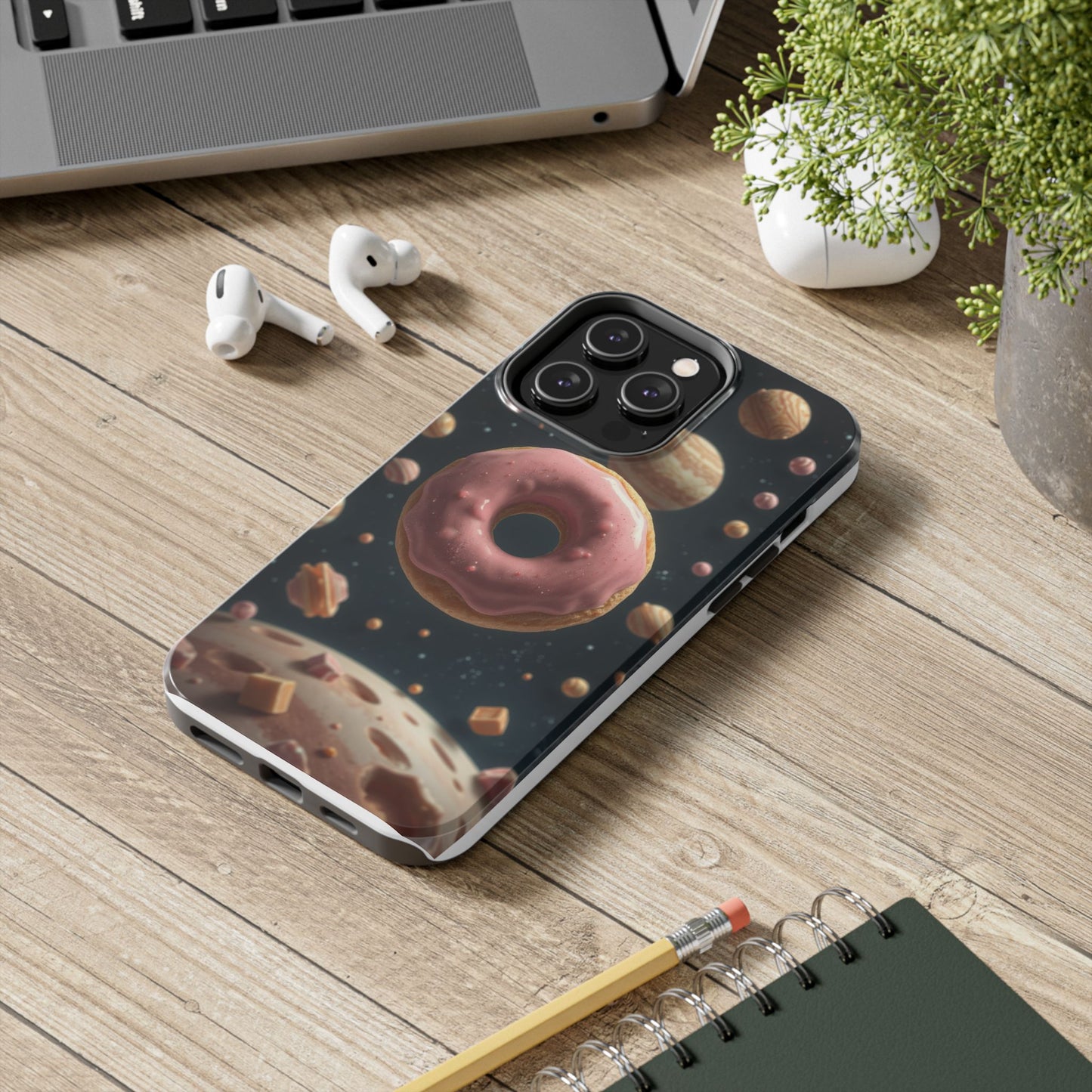 Galaxy Donut Tough Phone Case - Durable & Stylish Protective Cover