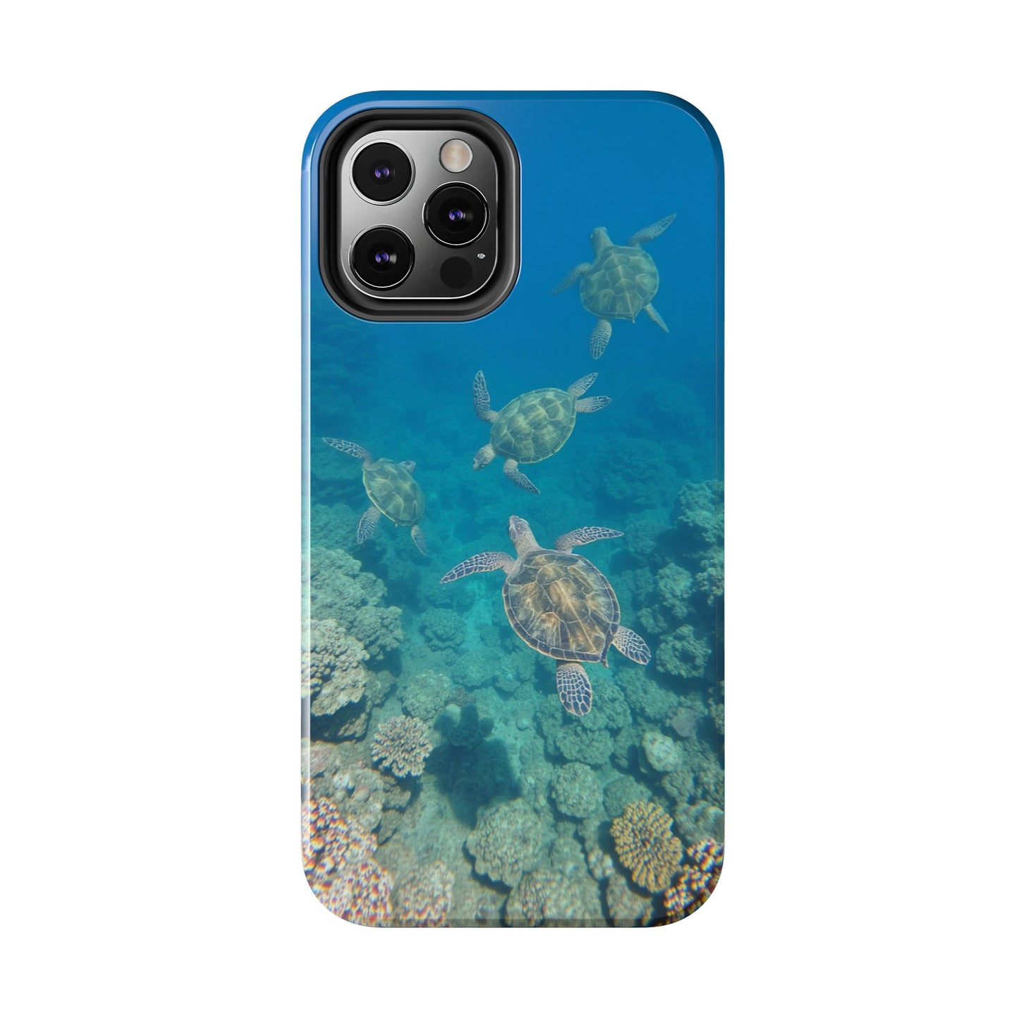 Ocean Turtle Tough Phone Cases - Durable Protection with Marine Art