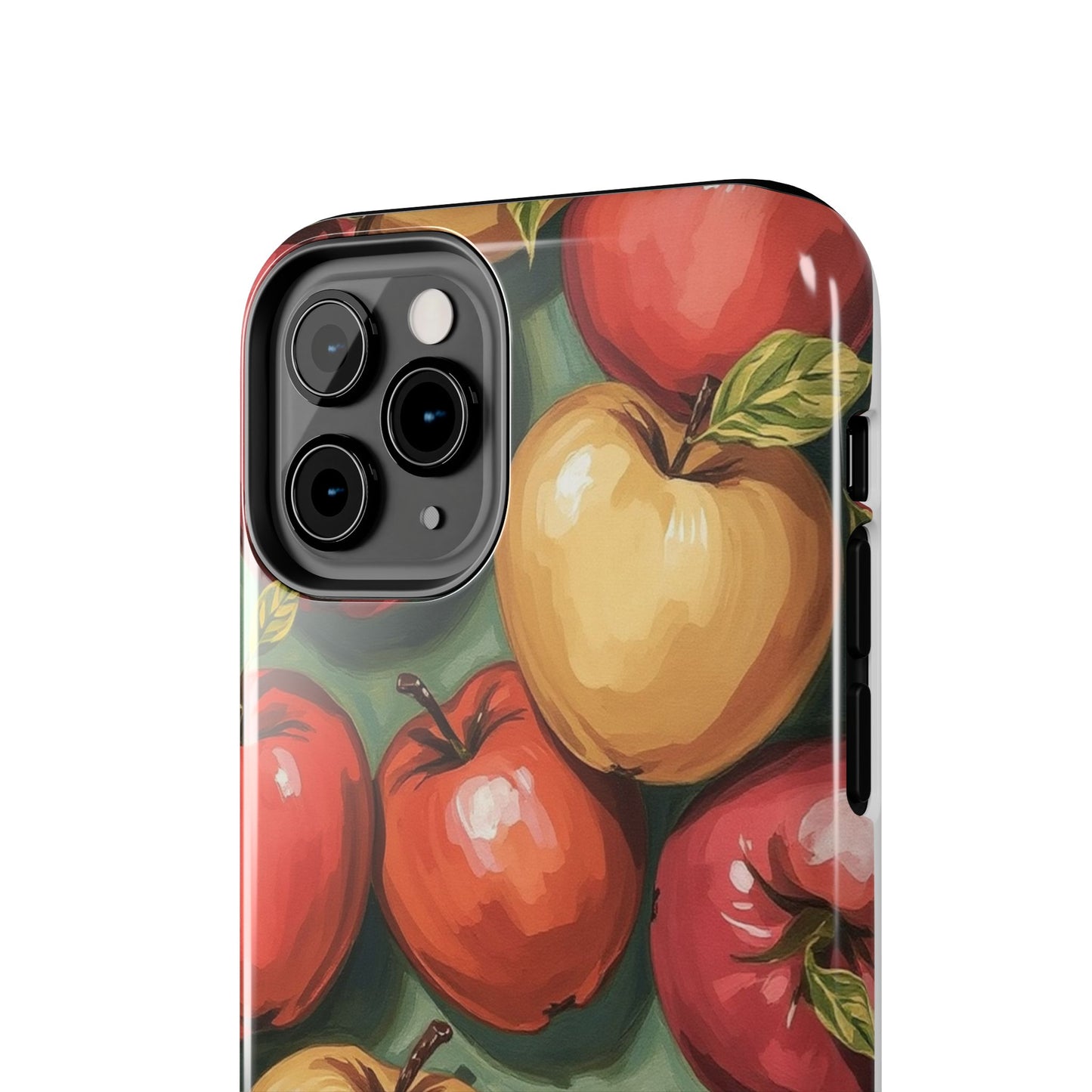 Colorful Painted Apples Art Tough Phone Case - Durable & Stylish Protection - for iPhone