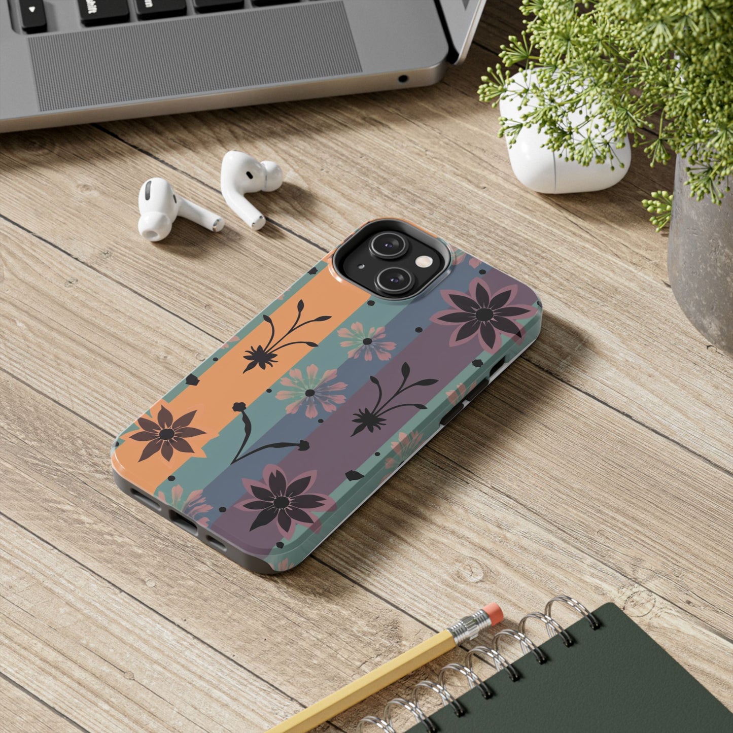 Boho Floral Tough Phone Cases - Durable & Stylish Protection - for iPhone