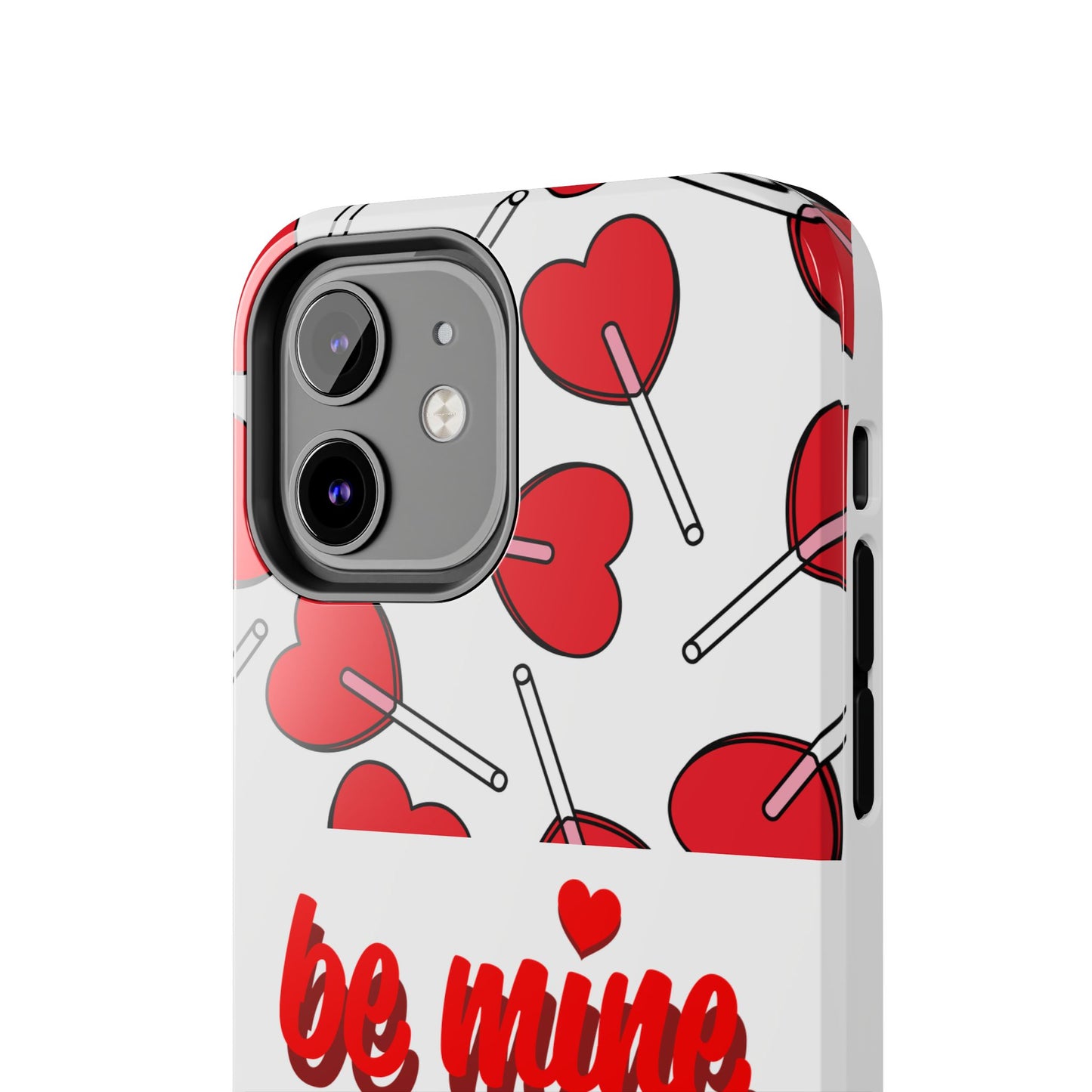 Be Mine Heart Pattern Tough Phone Case - Love Gift - for iPhone