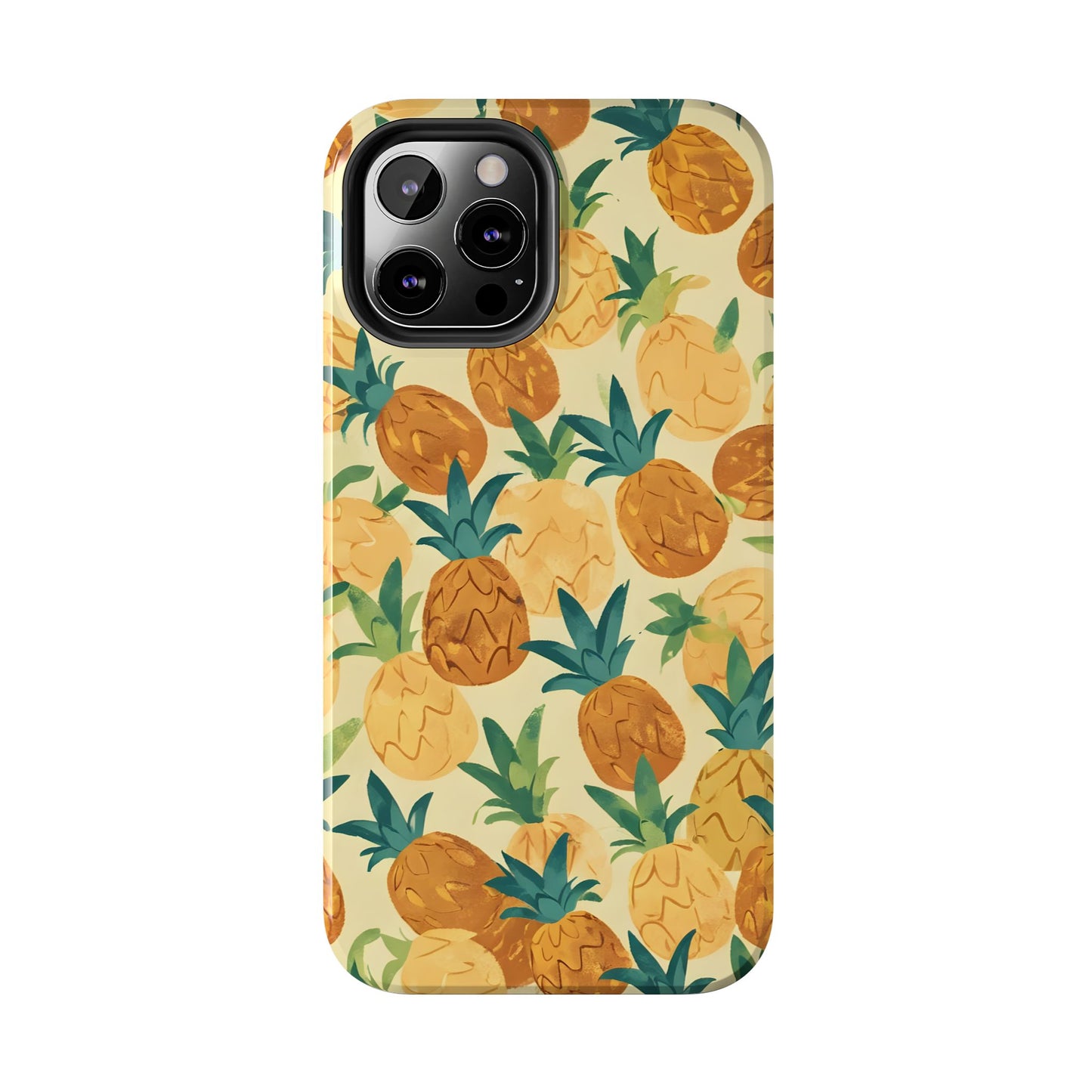 Pineapple Paradise Tough Phone Case - Durable and Stylish for Summer Vibes - for iPhone