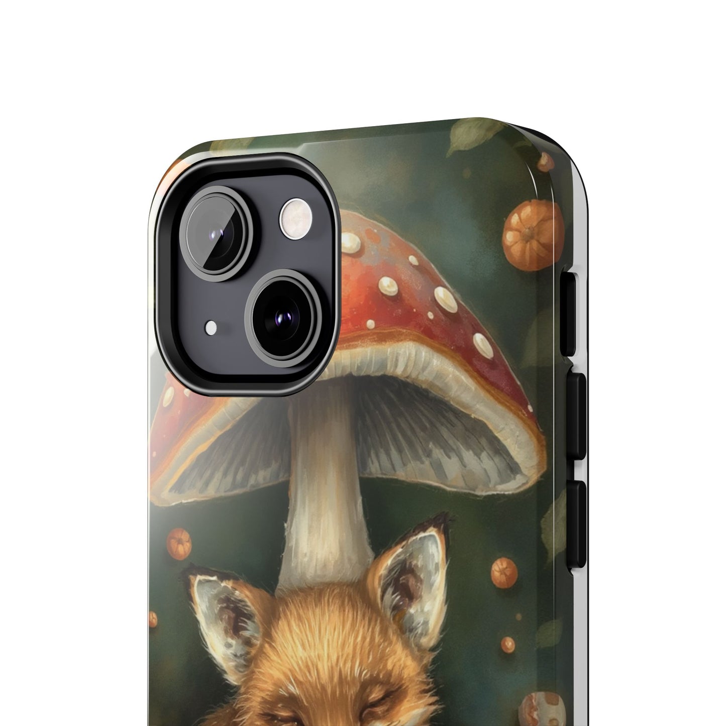 Cute Fox & Mushroom Phone Case - Tough Protective Cover