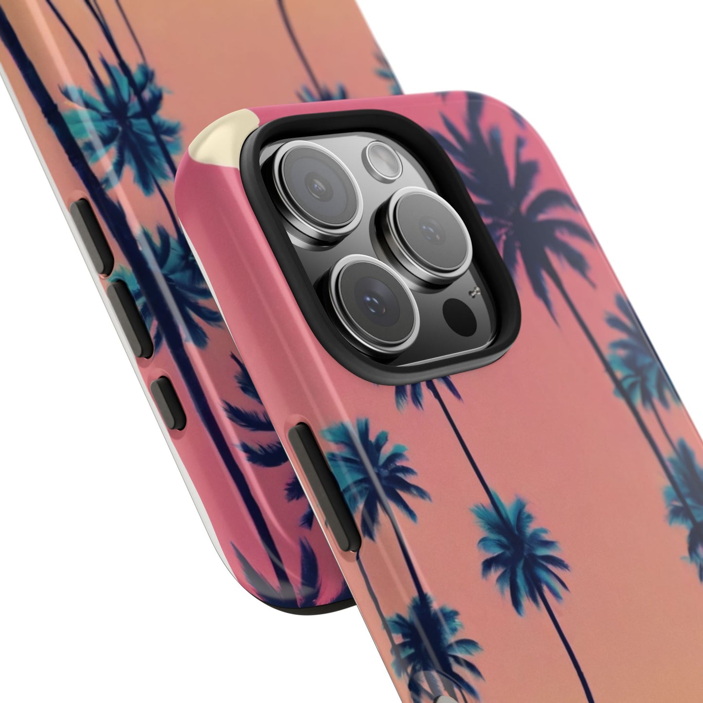 Tropical Beach Vibe Tough Phone Case - Vintage Van Design - for iPhone