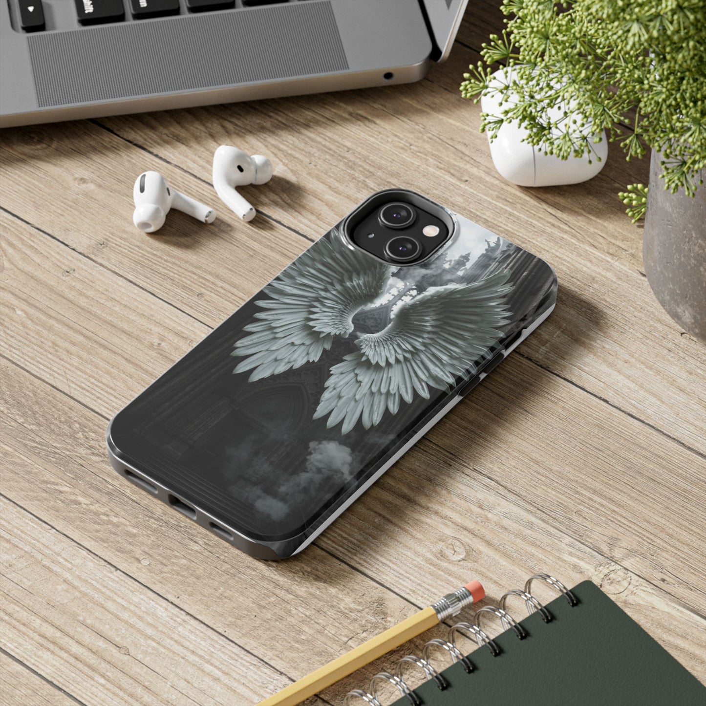Angel Wings Tough Phone Case - Durable & Stylish Protection for Creatives