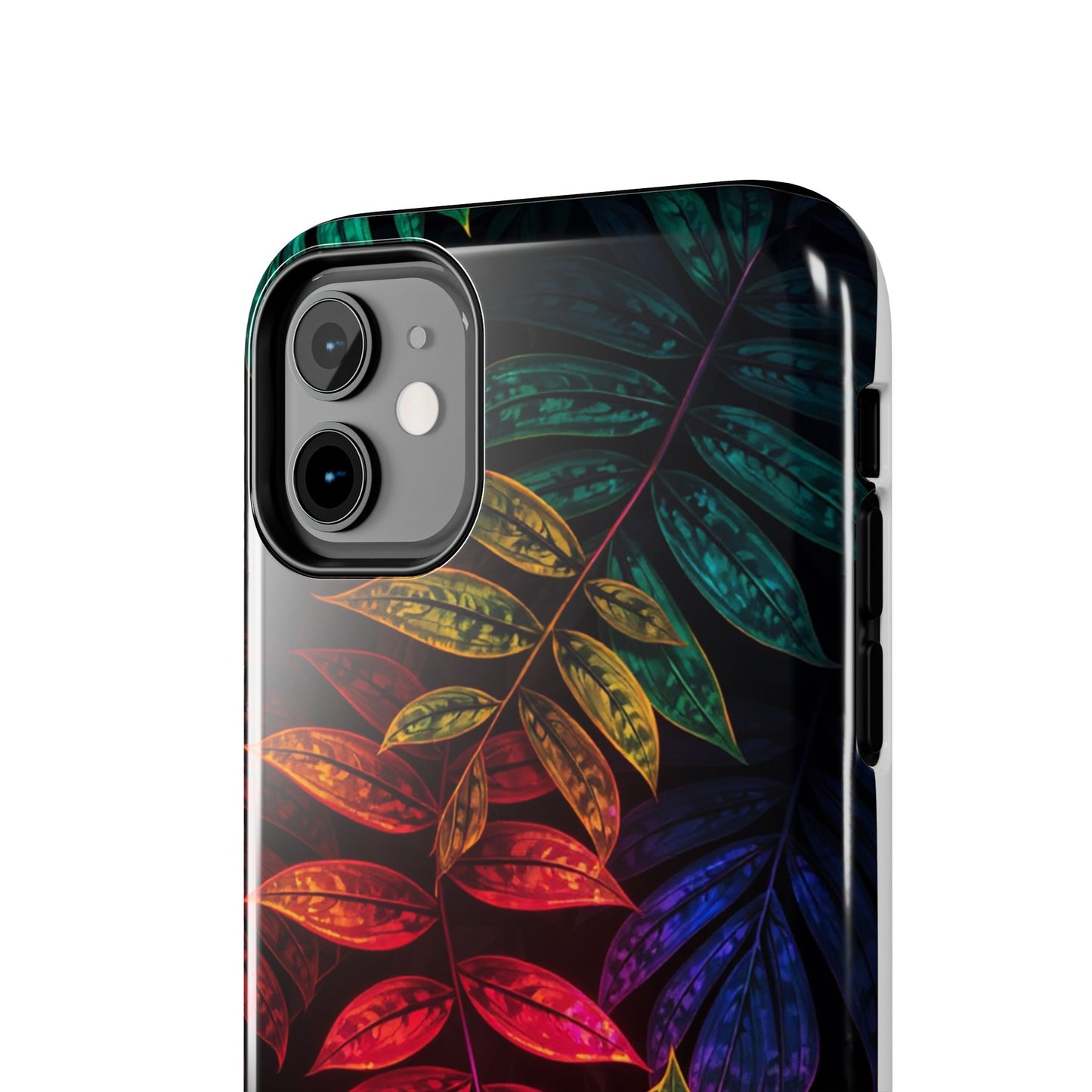 Vibrant Tropical Leaf Tough Phone Case