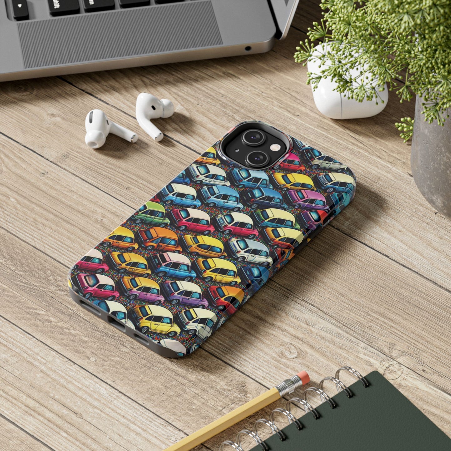 Car Phone Case - City Traffic Pattern Design - for iPhone