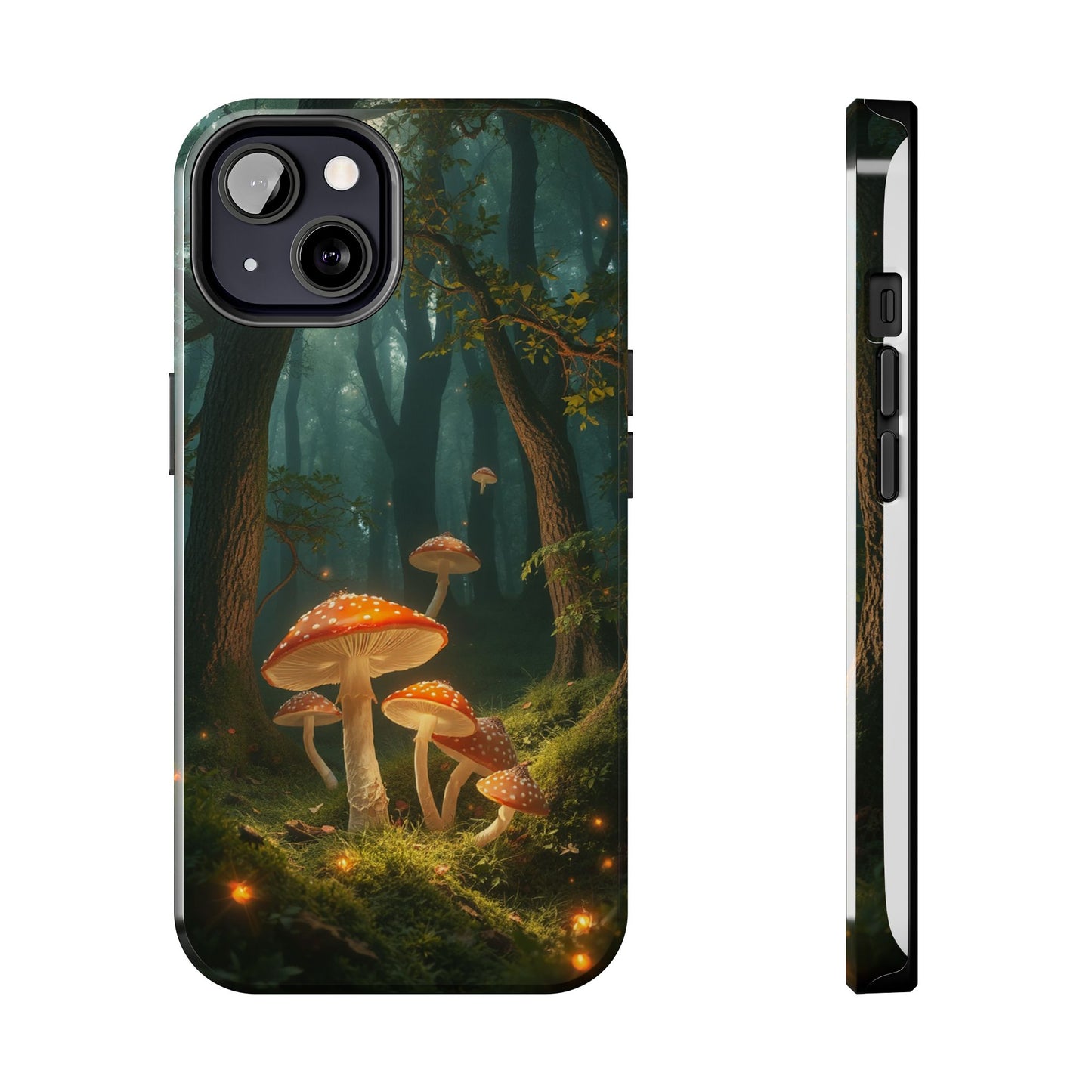 Whimsical Mushroom Tough Phone Case - Forest Fantasy Design